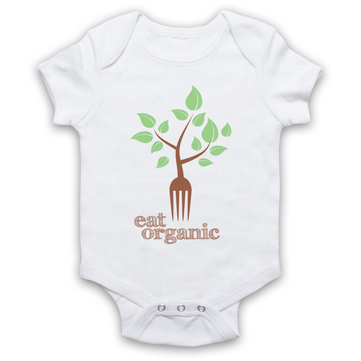 EAT ORGANIC FOOD HIPSTER FOODIE FOODY HEALTHY LIVING BABY GROW BABYGROW GIFT - Picture 3 of 10