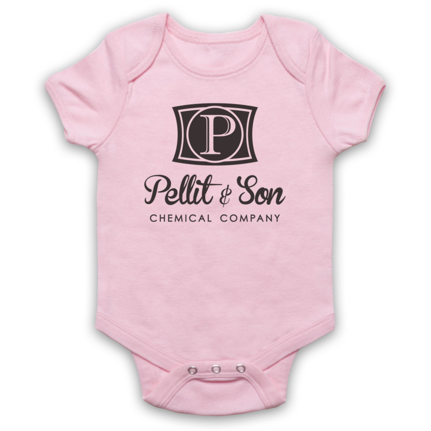 Horrible Bosses Funny Comedy Pellit & Son Chemical Logo Baby Grow Babygrow Gift - Picture 7 of 10