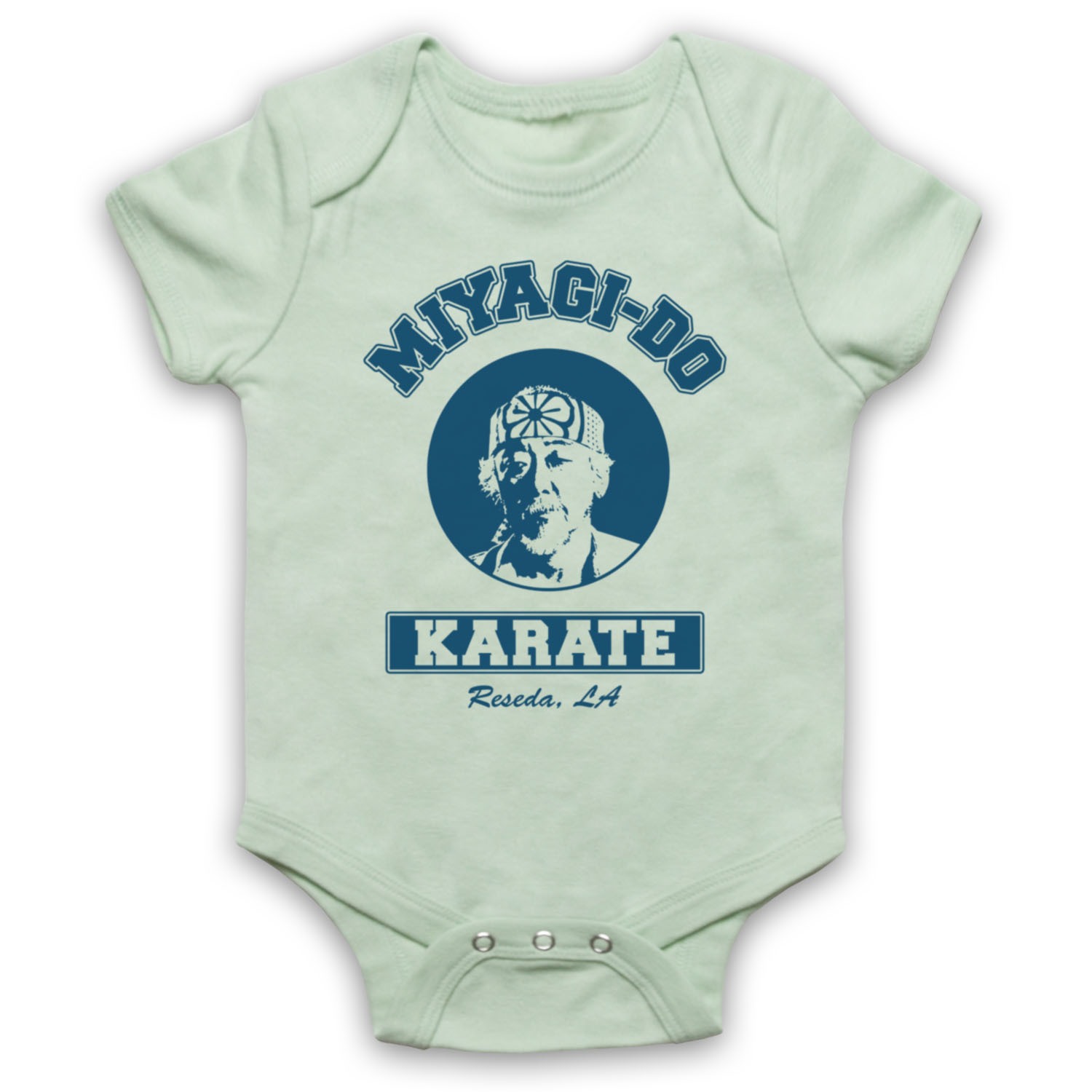 KARATE KID 80'S RETRO MR MIYAGI TEACHER MIYAGI DO WAX BABY GROW BABYGROW GIFT - Picture 10 of 10