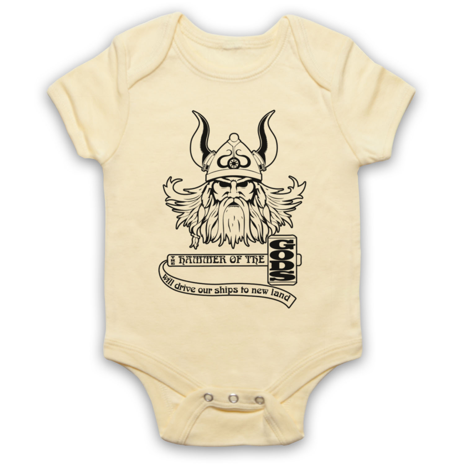 IMMIGRANT SONG UNOFFICIAL VIKING HORDE ZEPPELIN BABY GROW BABYGROW GIFT - Picture 8 of 10
