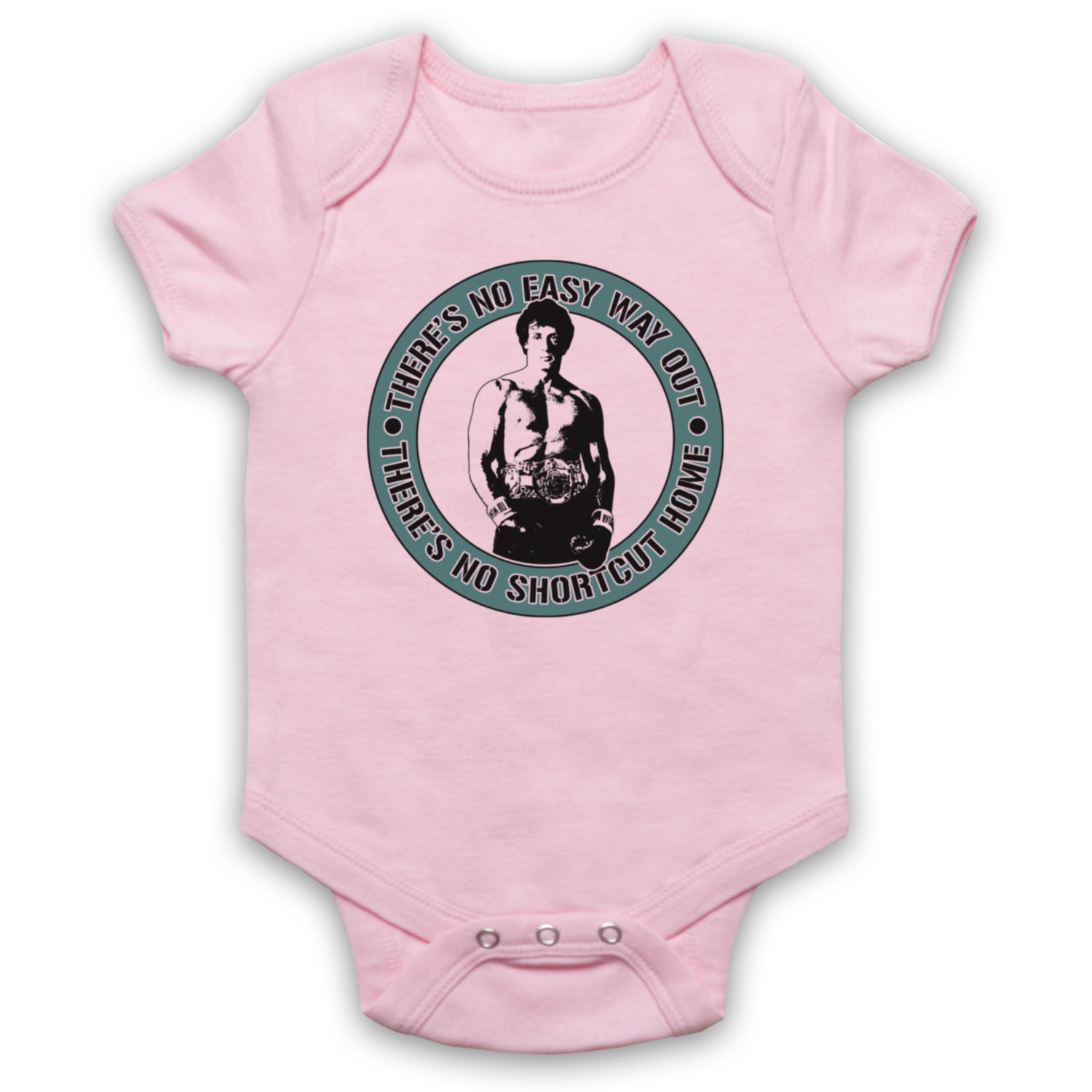 NO EASY WAY OUT ROCKY BOXING ACTION FILM STALLONE BABY GROW BABYGROW GIFT - Picture 7 of 10