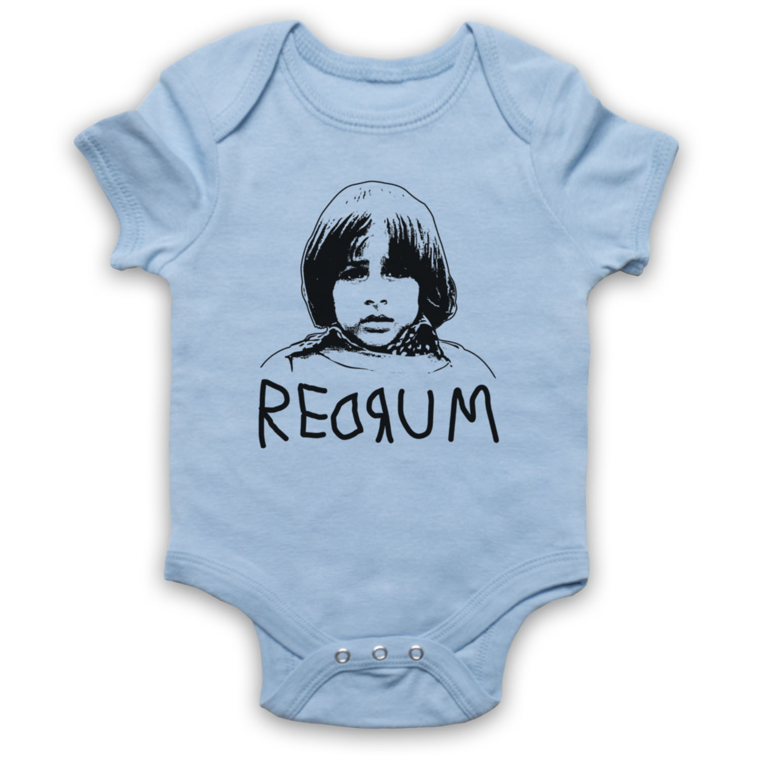 REDRUM DANNY HORROR THE SHINING KUBRICK FILM KING BABY GROW BABYGROW GIFT - Picture 9 of 10