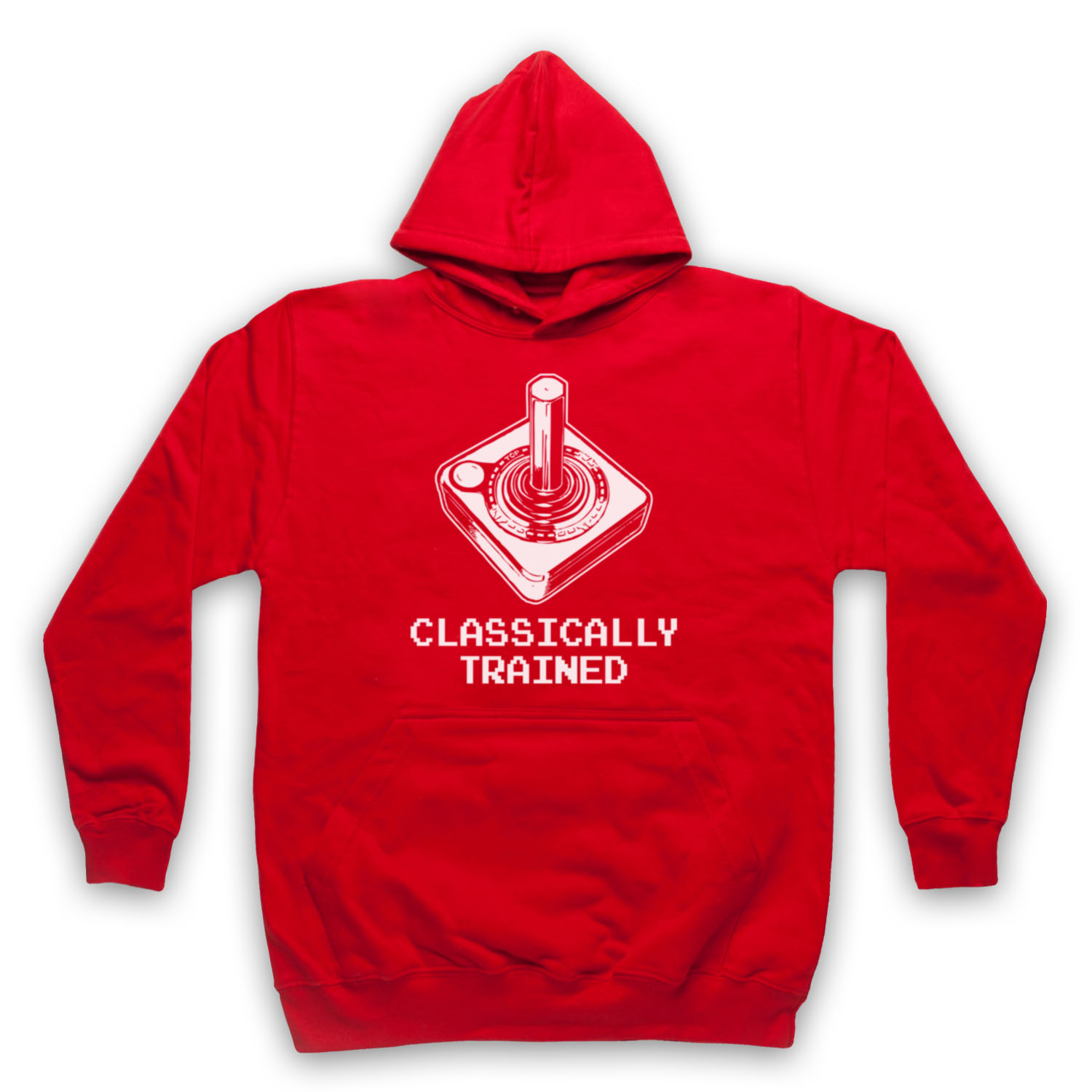 CLASSICALLY TRAINED JOYSTICK VIDEO GAME UNOFFICIAL ADULTS UNISEX HOODIE - Picture 5 of 11