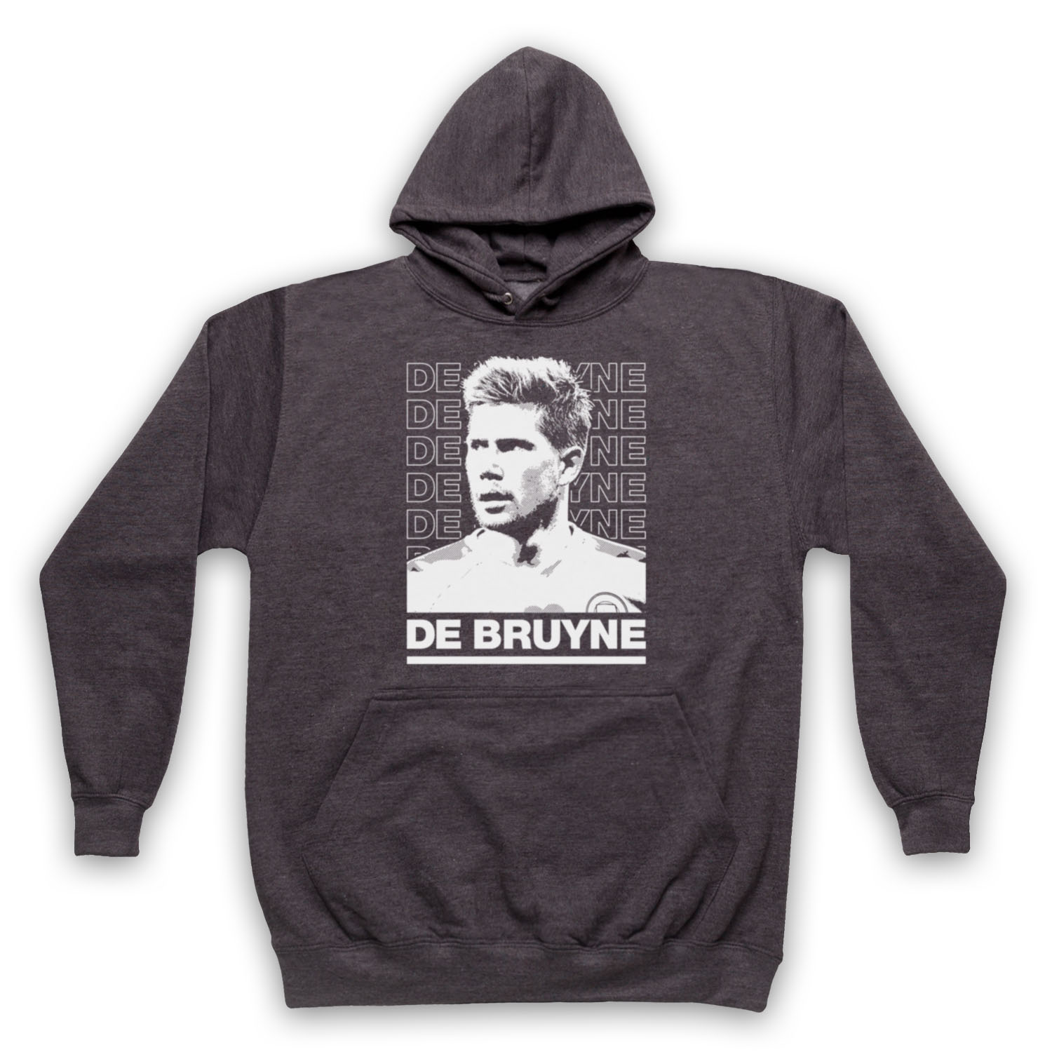 DE BRUYNE MAN FOOTBALL BELGIUM CITY TOURNAMENT TRIBUTE ADULTS UNISEX HOODIE - Picture 8 of 11