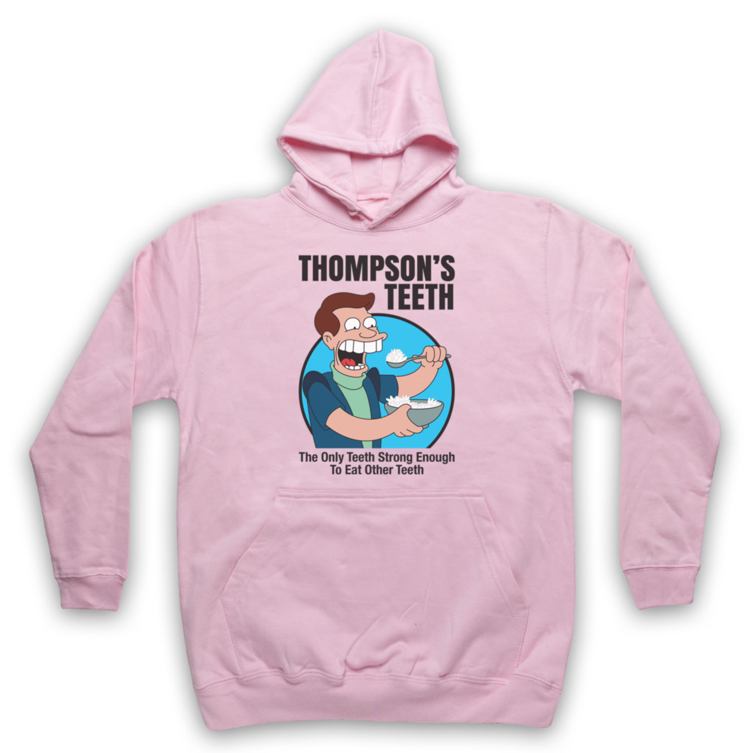 FUTURE CARTOON THOMPSON'S TEETH UNOFFICIAL LEILA FRY ADULTS UNISEX HOODIE - Picture 10 of 11