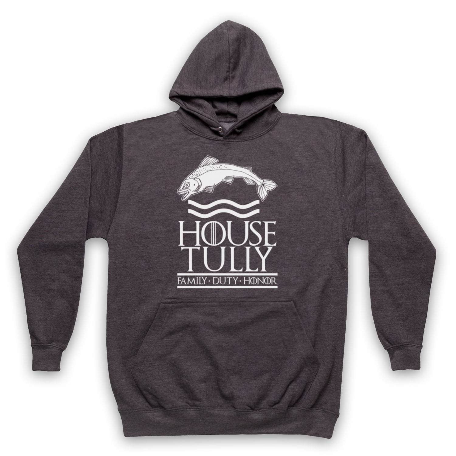GAME OF THRONES INOFFIZIELLER HOUSE TULLY FAMILY DUTY ERWACHSENE UNISEX HOODIE - Bild 8 von 11