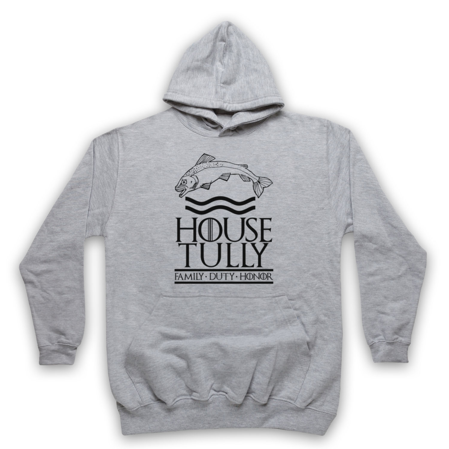 GAME OF THRONES INOFFIZIELLER HOUSE TULLY FAMILY DUTY ERWACHSENE UNISEX HOODIE - Bild 6 von 11