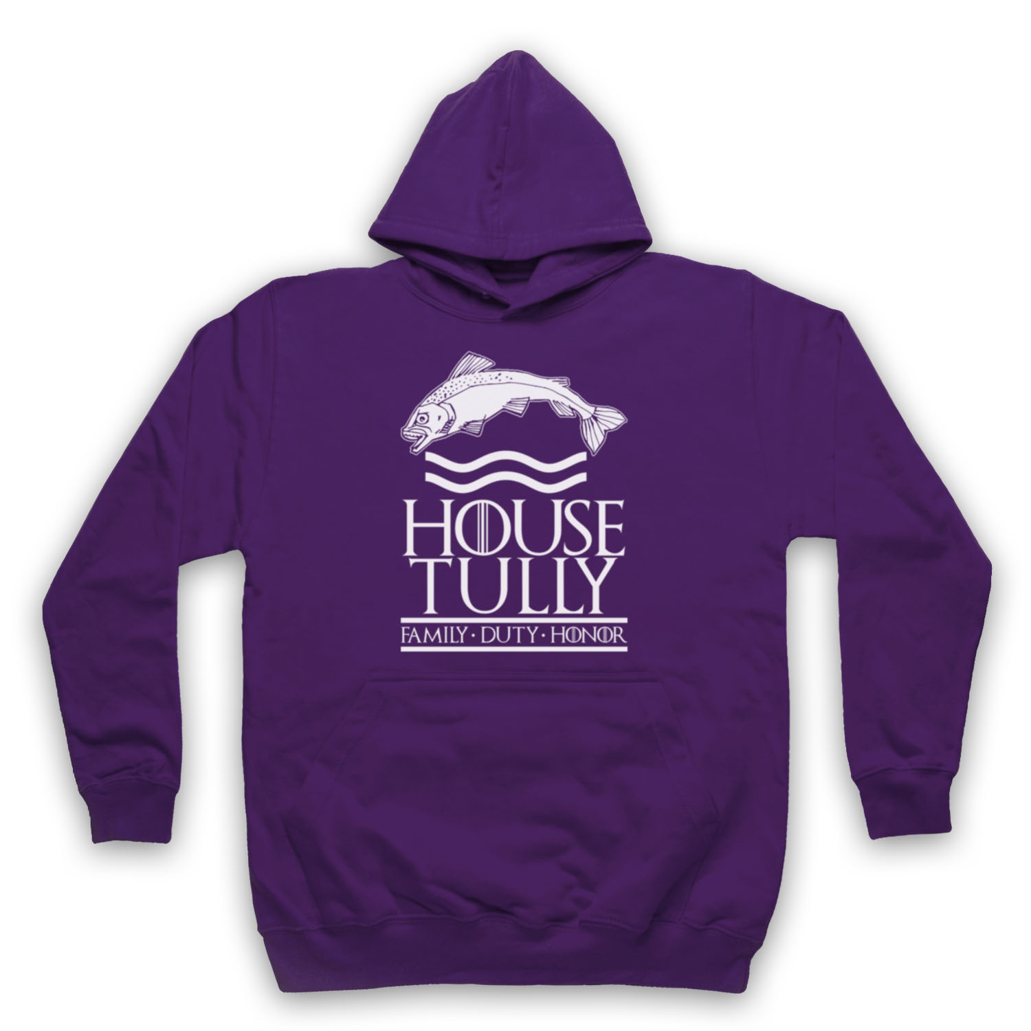GAME OF THRONES INOFFIZIELLER HOUSE TULLY FAMILY DUTY ERWACHSENE UNISEX HOODIE - Bild 11 von 11