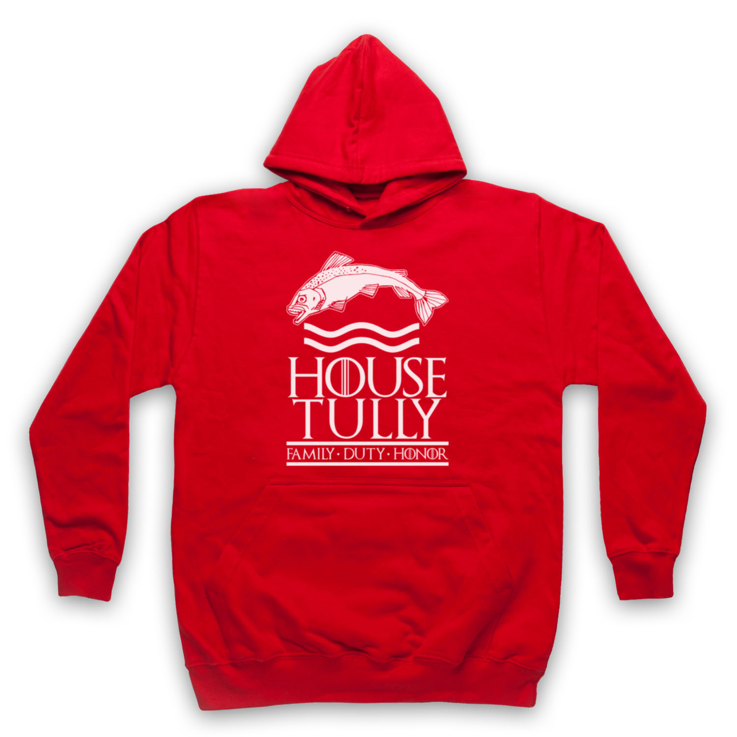 GAME OF THRONES INOFFIZIELLER HOUSE TULLY FAMILY DUTY ERWACHSENE UNISEX HOODIE - Bild 5 von 11
