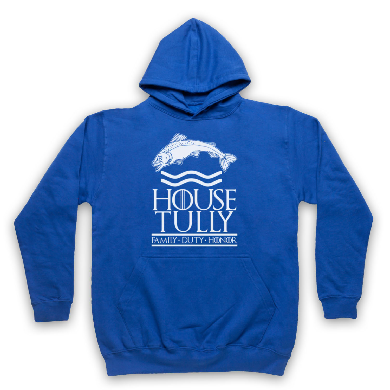 GAME OF THRONES INOFFIZIELLER HOUSE TULLY FAMILY DUTY ERWACHSENE UNISEX HOODIE - Bild 4 von 11