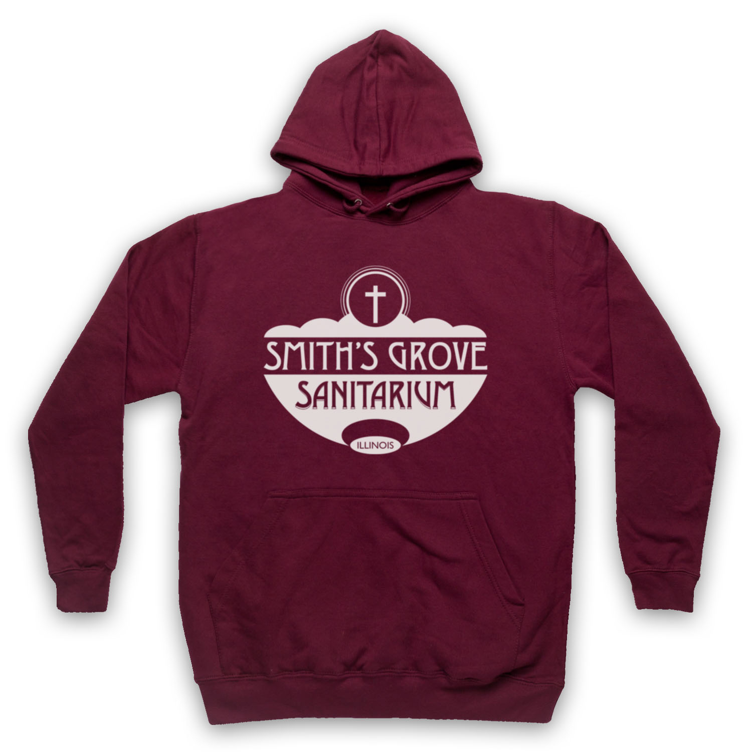 LOOMIS SMITH'S GROVE SANITARIUM UNOFFICIAL HALLOWEEN ADULTS UNISEX HOODIE - Picture 7 of 11