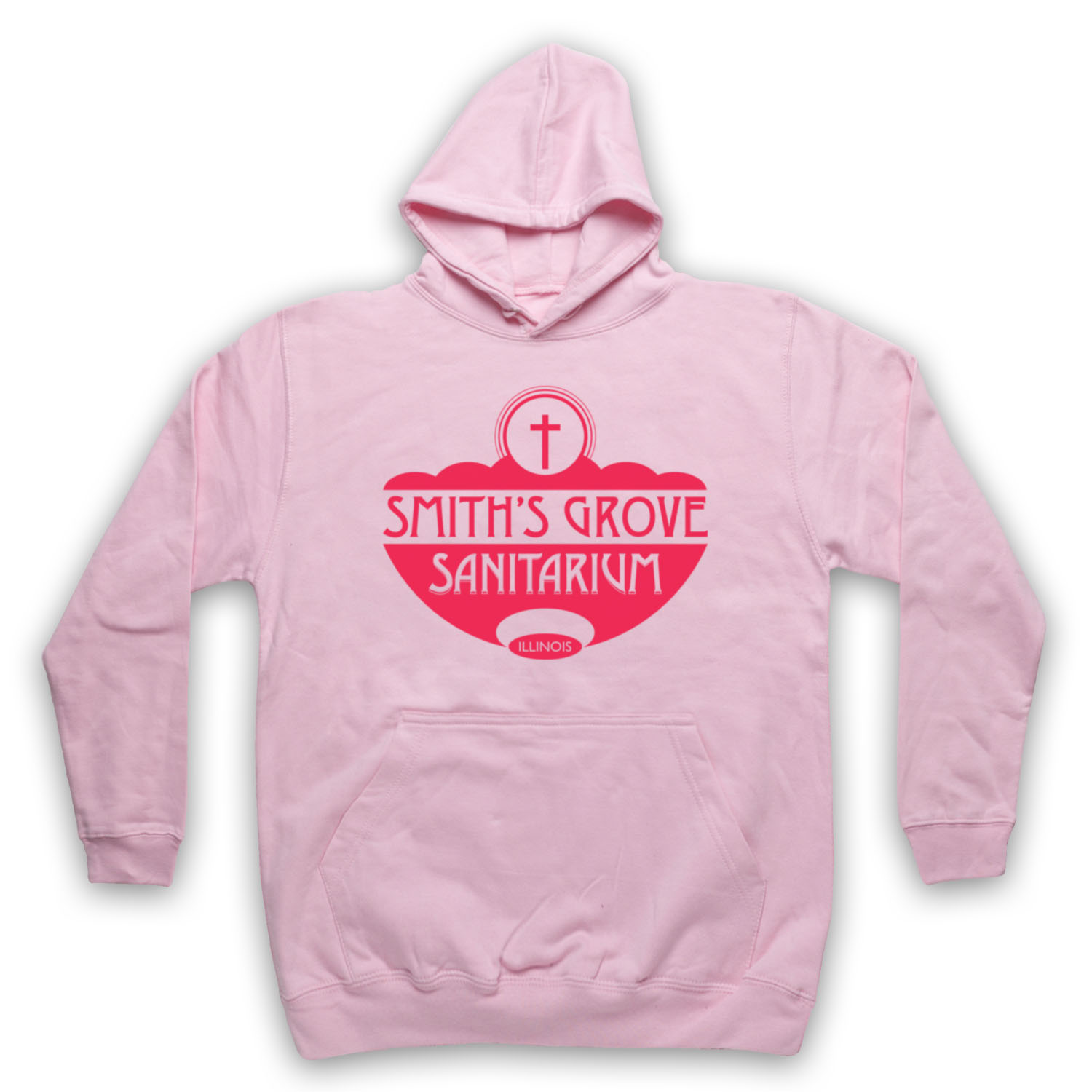LOOMIS SMITH'S GROVE SANITARIUM UNOFFICIAL HALLOWEEN ADULTS UNISEX HOODIE - Picture 10 of 11