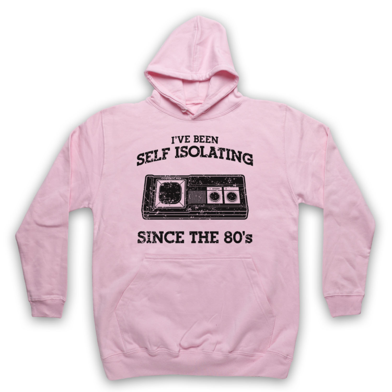 I'VE BEEN SELF ISOLATING SINCE THE 80'S MASTER CONTROL ADULTS UNISEX HOODIE - Picture 10 of 11
