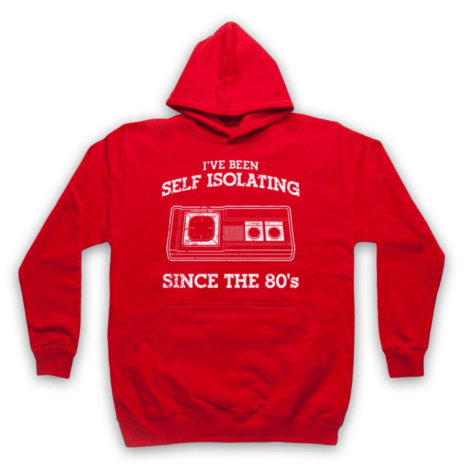 I'VE BEEN SELF ISOLATING SINCE THE 80'S MASTER CONTROL ADULTS UNISEX HOODIE - Picture 5 of 11