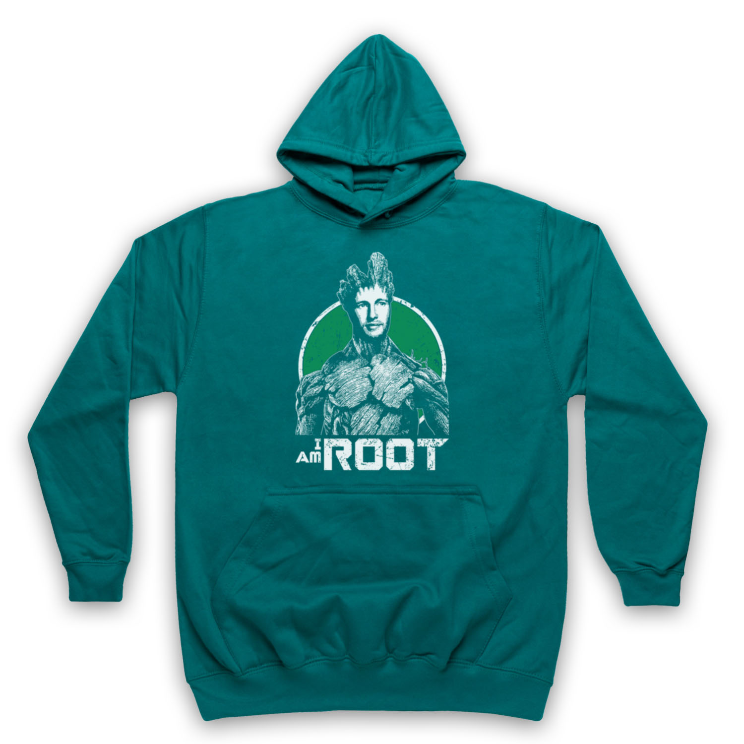 JOE I AM ROOT GROOT GUARDIANS GALAXY PARODY CRICKET ADULTS UNISEX HOODIE - Picture 9 of 11