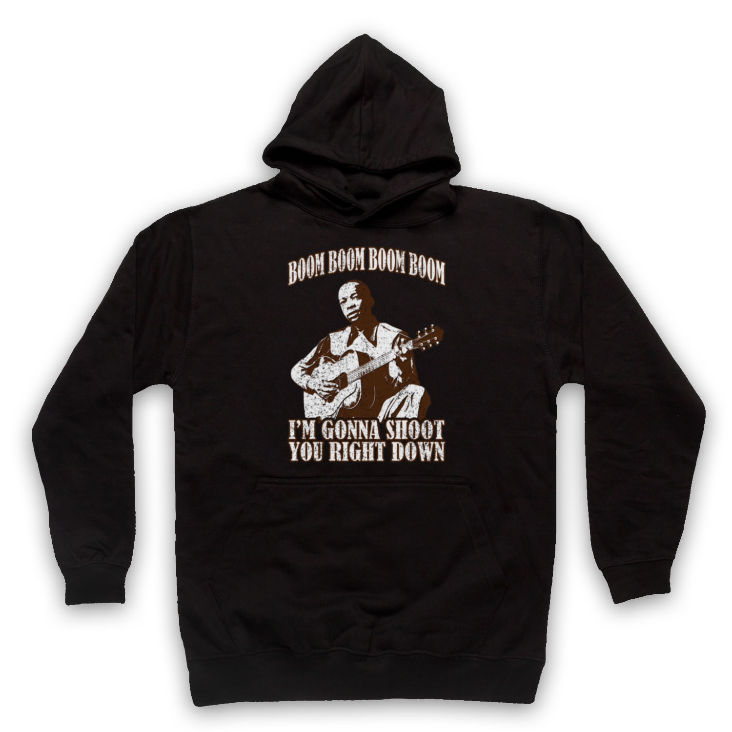 BOOM BOOM JOHN LEE HOOKER BLUES MUSICIAN ADULTS UNISEX HOODIE - Picture 2 of 11