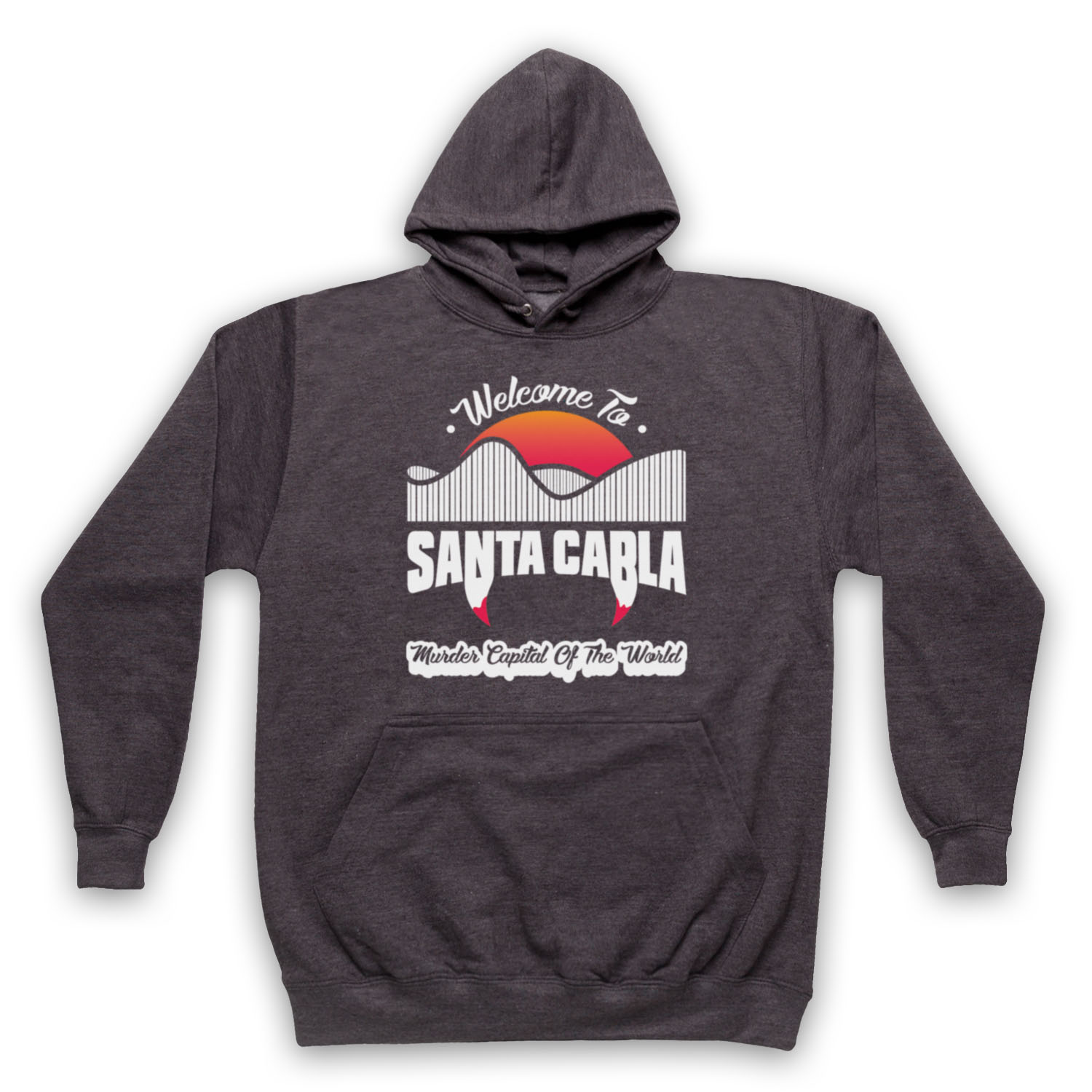SANTA CARLA MURDER CAPITAL THE LOST BOYS UNOFFICIAL ADULTS UNISEX HOODIE - Picture 8 of 11