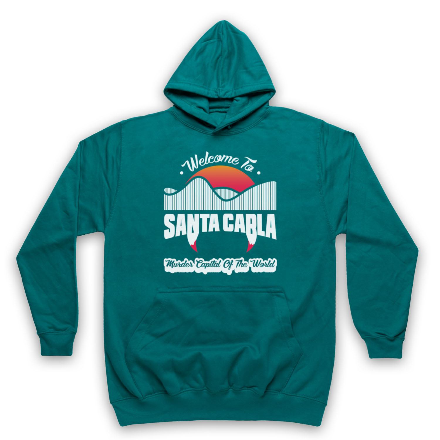 SANTA CARLA MURDER CAPITAL THE LOST BOYS UNOFFICIAL ADULTS UNISEX HOODIE - Picture 9 of 11
