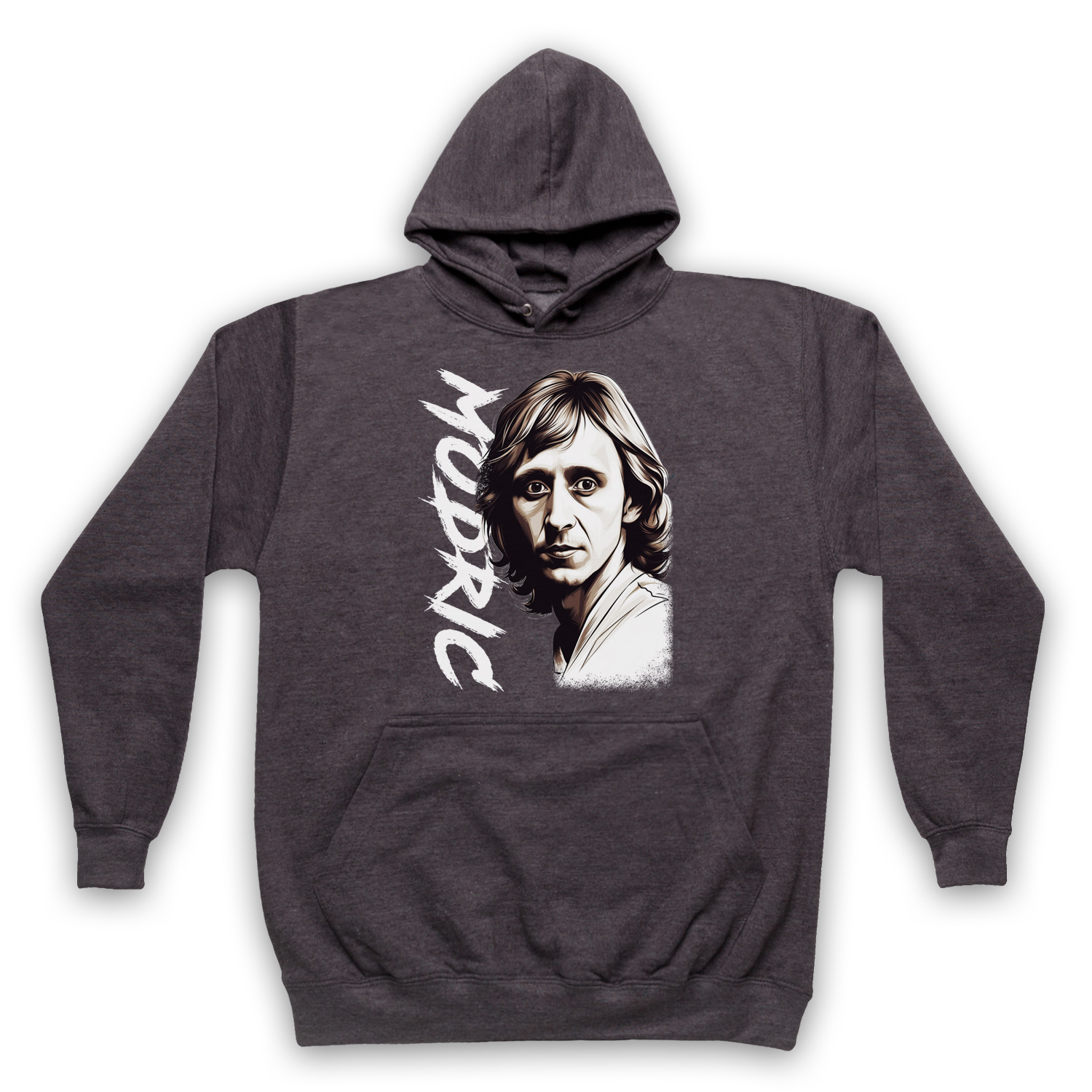 LUKA ILLUSTRATION FOOTBALL SOCCER HERO LEGEND MODRIĆ ADULTS HOODIE PULLOVER - Picture 8 of 11