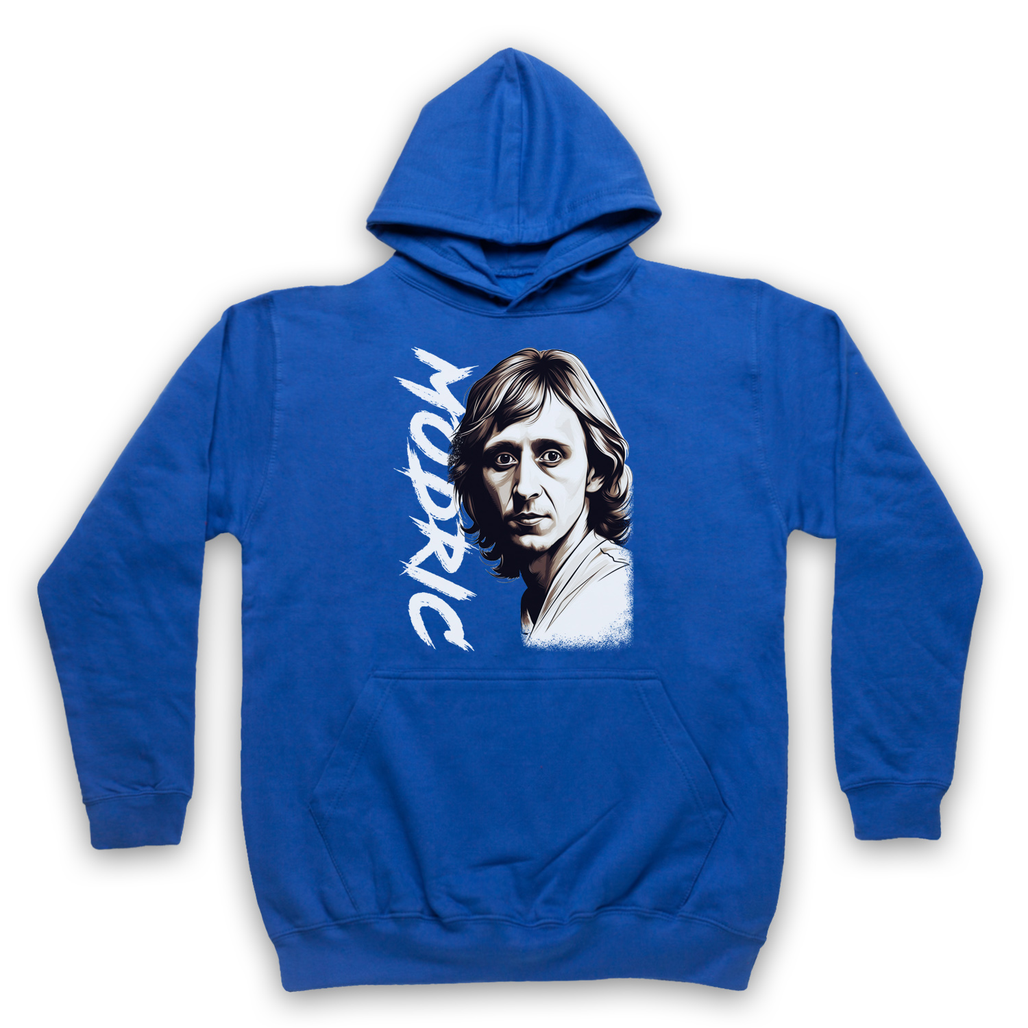 LUKA ILLUSTRATION FOOTBALL SOCCER HERO LEGEND MODRIĆ ADULTS HOODIE PULLOVER - Picture 4 of 11