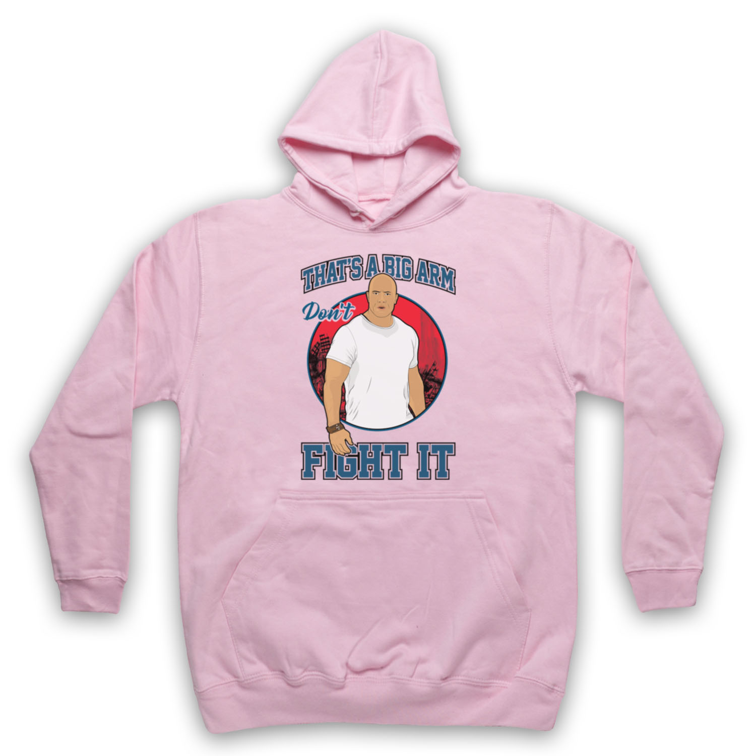 RAMPAGE DWAYNE THAT'S A BIG ARM JOHNSON ROCK FILM GAME ADULTS UNISEX HOODIE - Picture 10 of 11