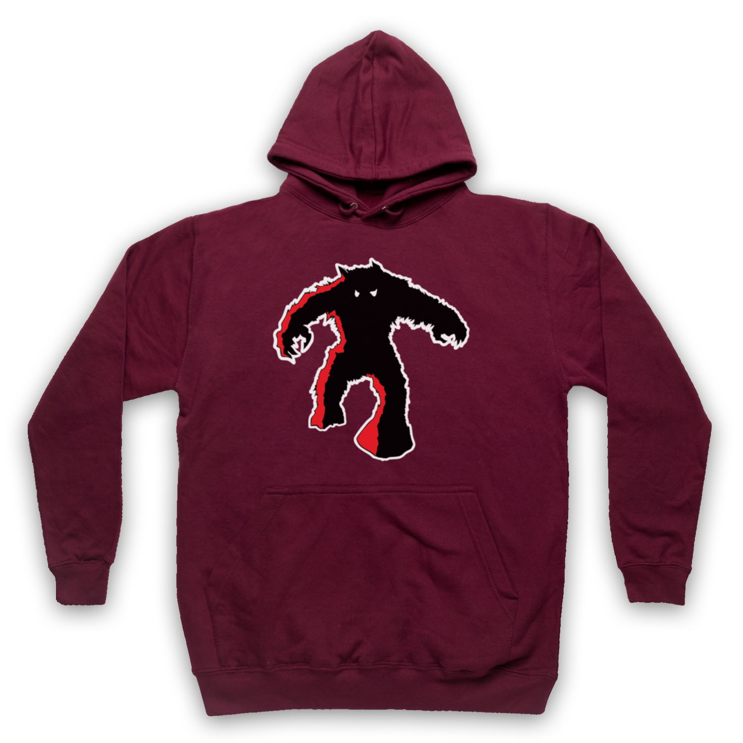 SPACE INVADERS RED MONSTER 2 ARCADE RETRO VIDEO GAME ADULTS UNISEX HOODIE - Picture 7 of 11