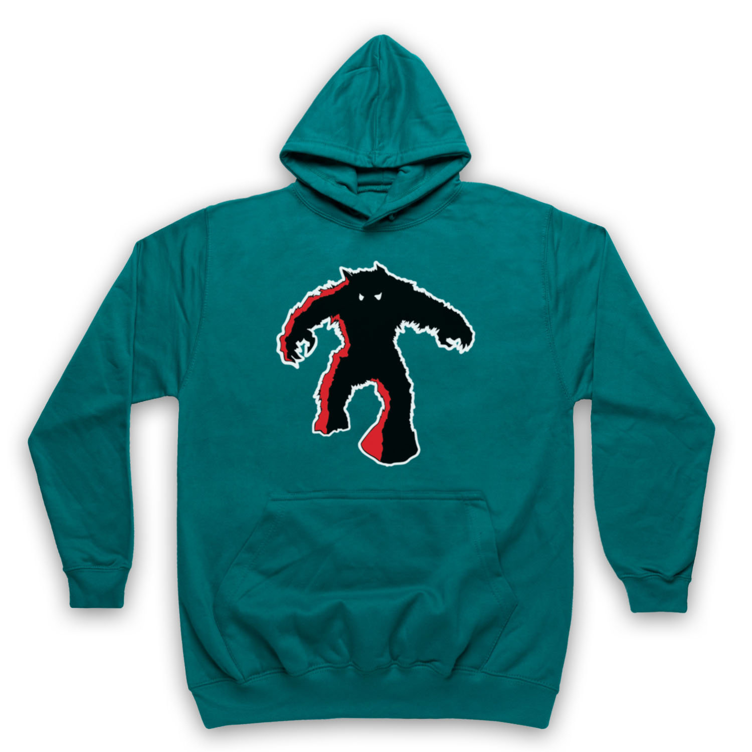 SPACE INVADERS RED MONSTER 2 ARCADE RETRO VIDEO GAME ADULTS UNISEX HOODIE - Picture 9 of 11