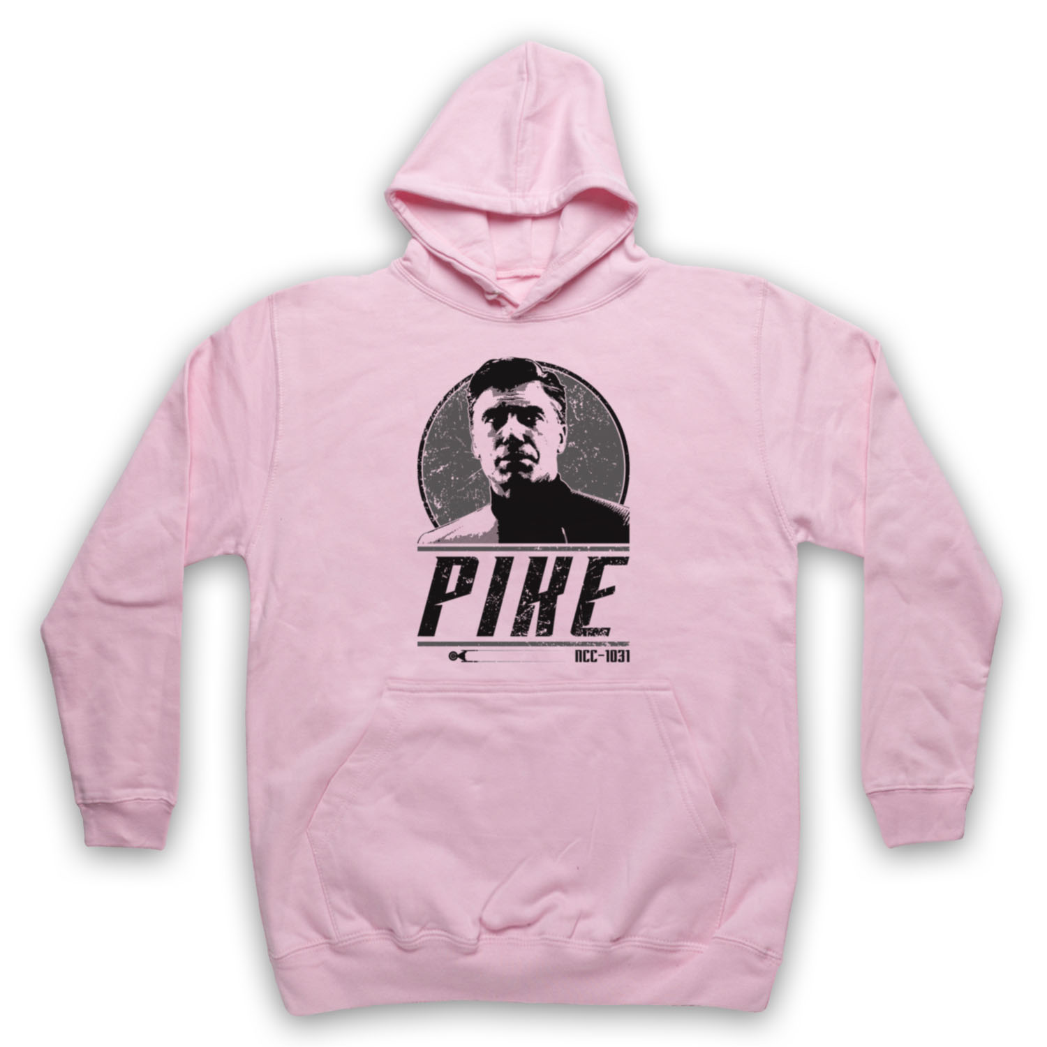 STAR DISCOVERY CAPTAIN PIKE SCI FI TREKKIE TRIBUTE ADULTS HOODIE - Picture 10 of 11