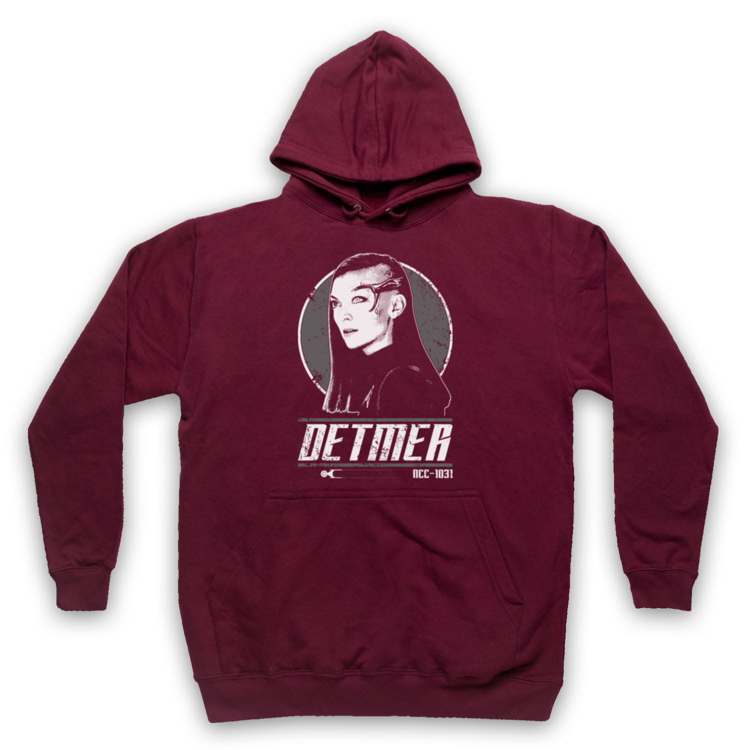STAR DISCOVERY KEYLA DETMER SCI FI TV TRIBUTE TREKKIE ADULTS HOODIE - Picture 7 of 11