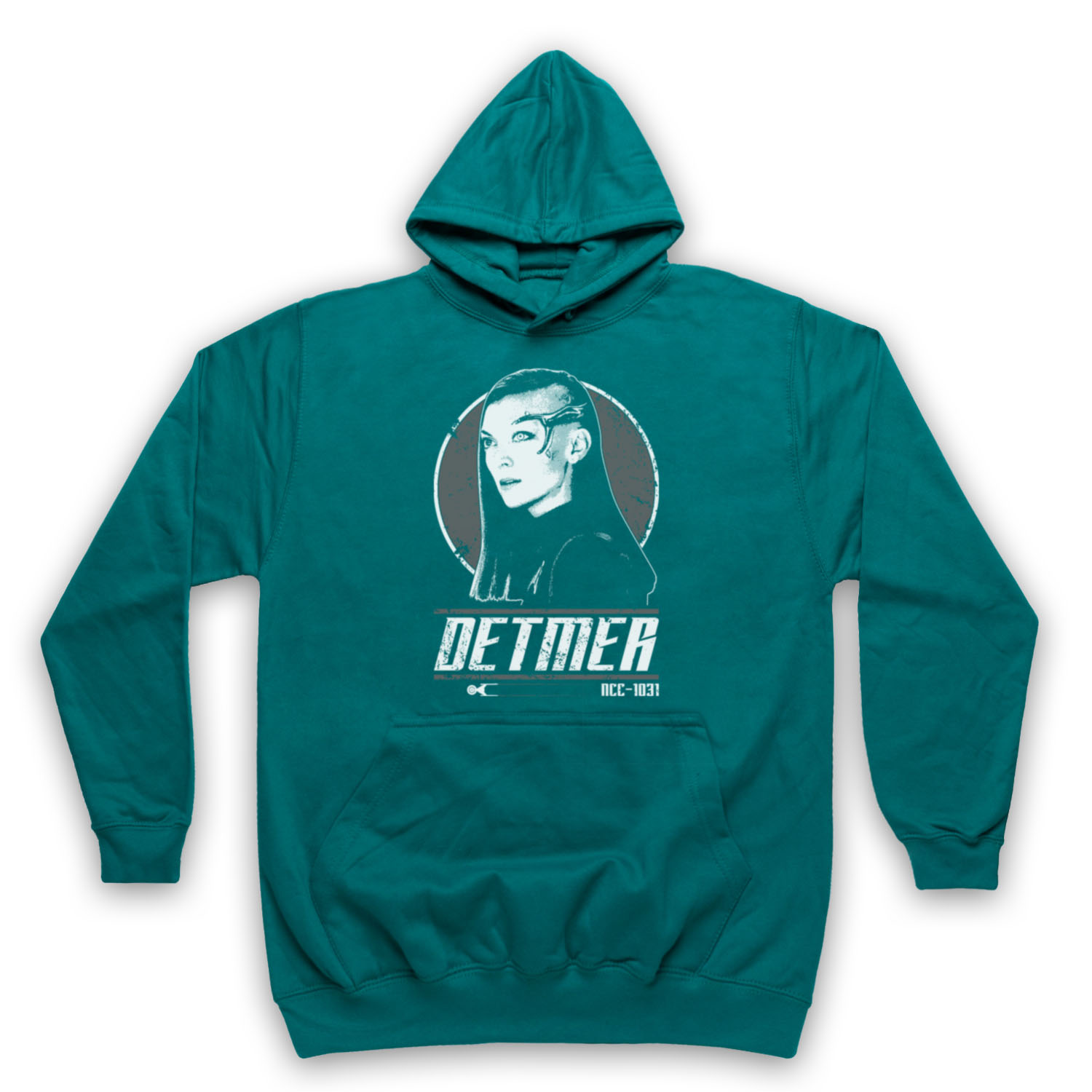 STAR DISCOVERY KEYLA DETMER SCI FI TV TRIBUTE TREKKIE ADULTS HOODIE - Picture 9 of 11