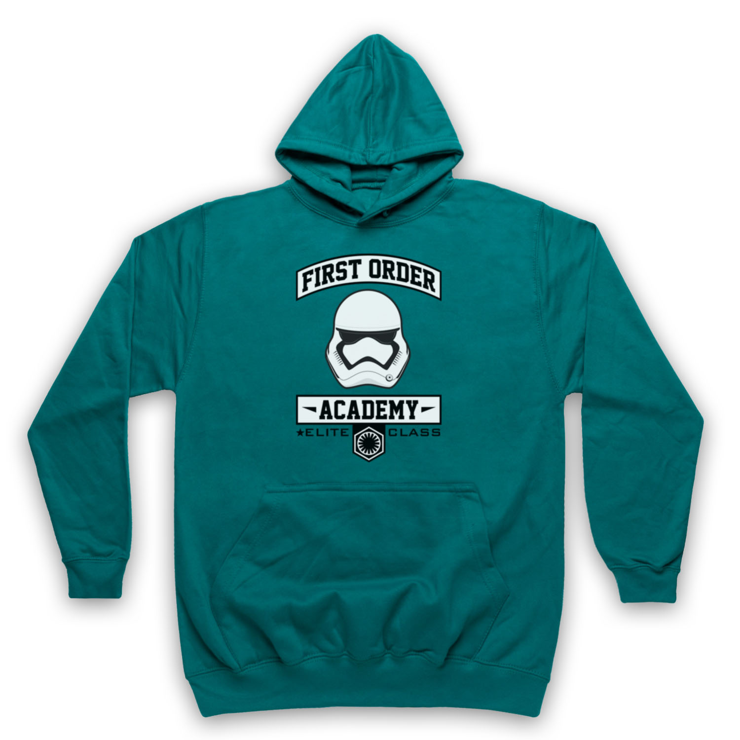 FIRST ORDER ACADEMY STORMTROOPER STAR UNOFFICIAL WARS ADULTS UNISEX HOODIE - Picture 9 of 11