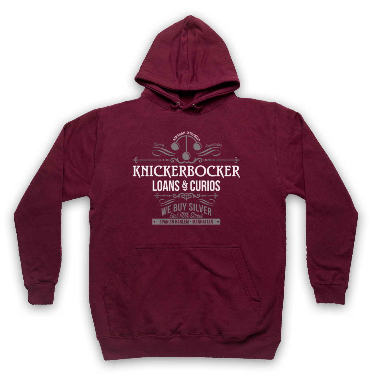 KNICKERBOCKER LOANS & CURIOS STRAIN VAMPIRE UNOFFICIAL ADULTS UNISEX HOODIE - Picture 7 of 11