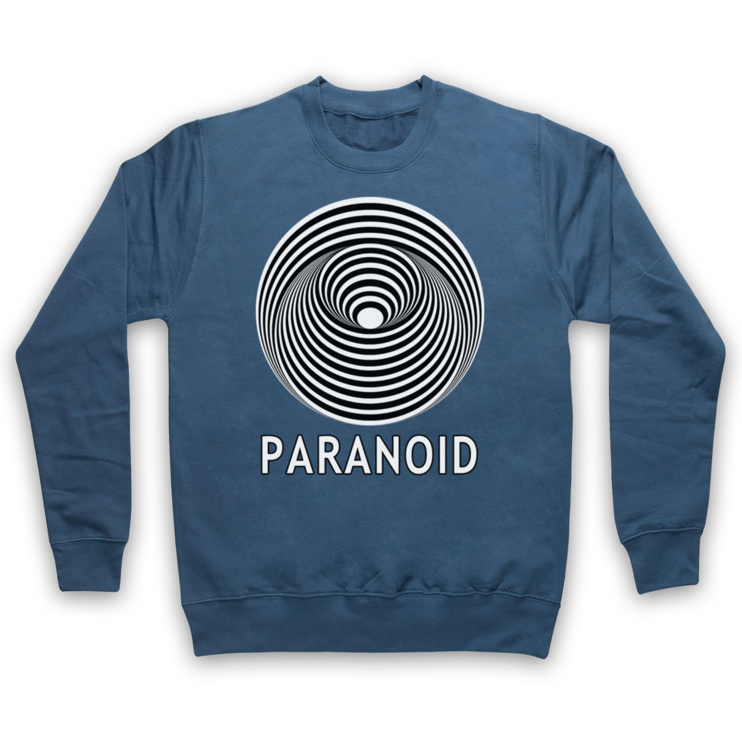 SABBATH PARANOID VERTIGO BLACK HEAVY METAL ILLUSION ADULTS UNISEX SWEATSHIRT - Picture 11 of 11