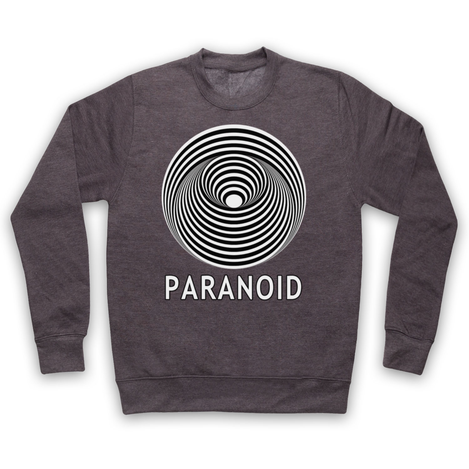 SABBATH PARANOID VERTIGO BLACK HEAVY METAL ILLUSION ADULTS UNISEX SWEATSHIRT - Picture 8 of 11