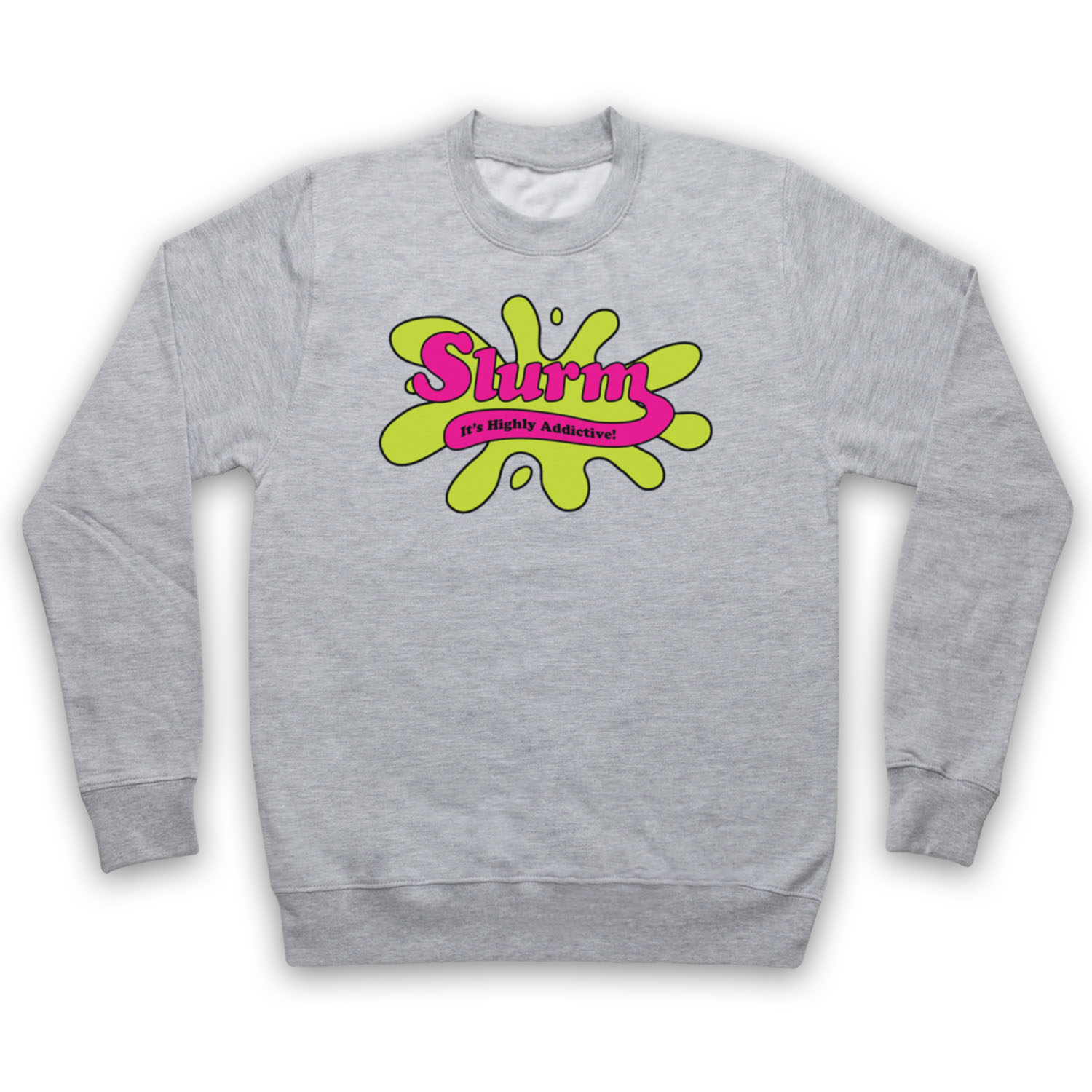 FUTURE CARTOON UNOFFICIAL SLURM LOGO LEILA FRY BENDER ADULTS UNISEX SWEATSHIRT - Picture 6 of 11