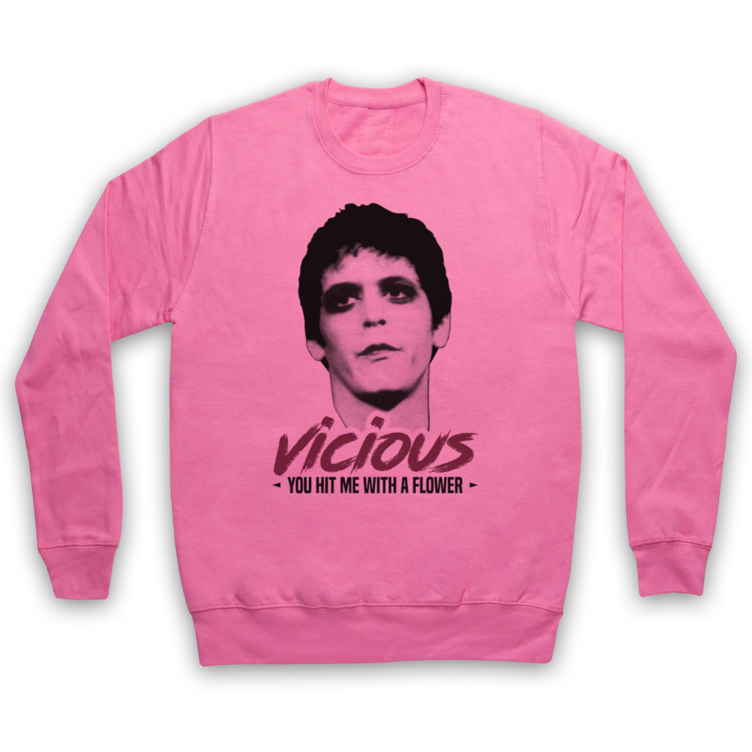 LOU REED UNOFFICIAL VICIOUS VELVET UNDERGROUND ROCK ADULTS UNISEX SWEATSHIRT - Picture 10 of 11