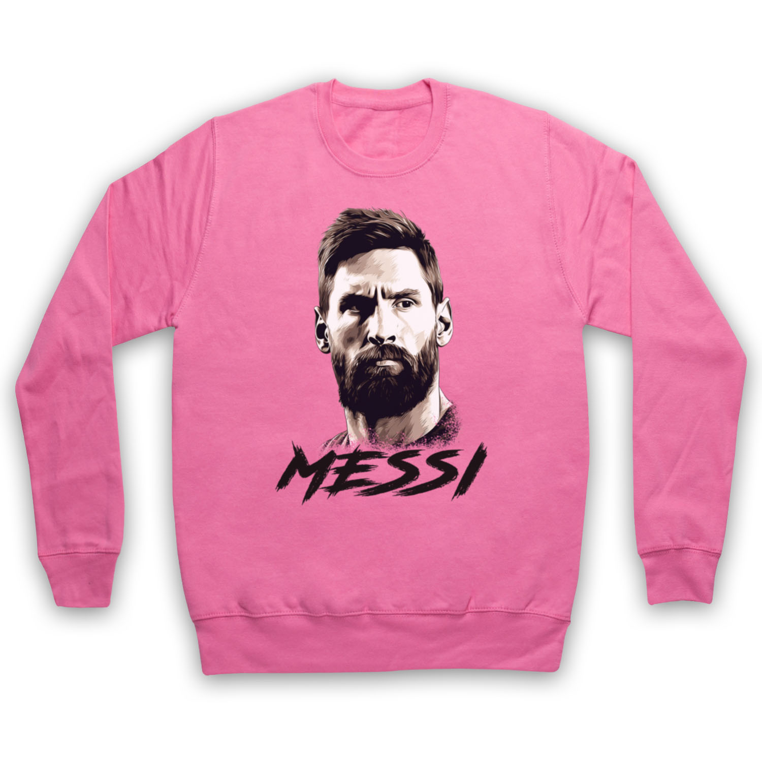 MESSI ILLUSTRATION TRIBUTE FOOTBALL SOCCER HERO LEGEND ADULTS UNISEX SWEATSHIRT - Picture 10 of 11