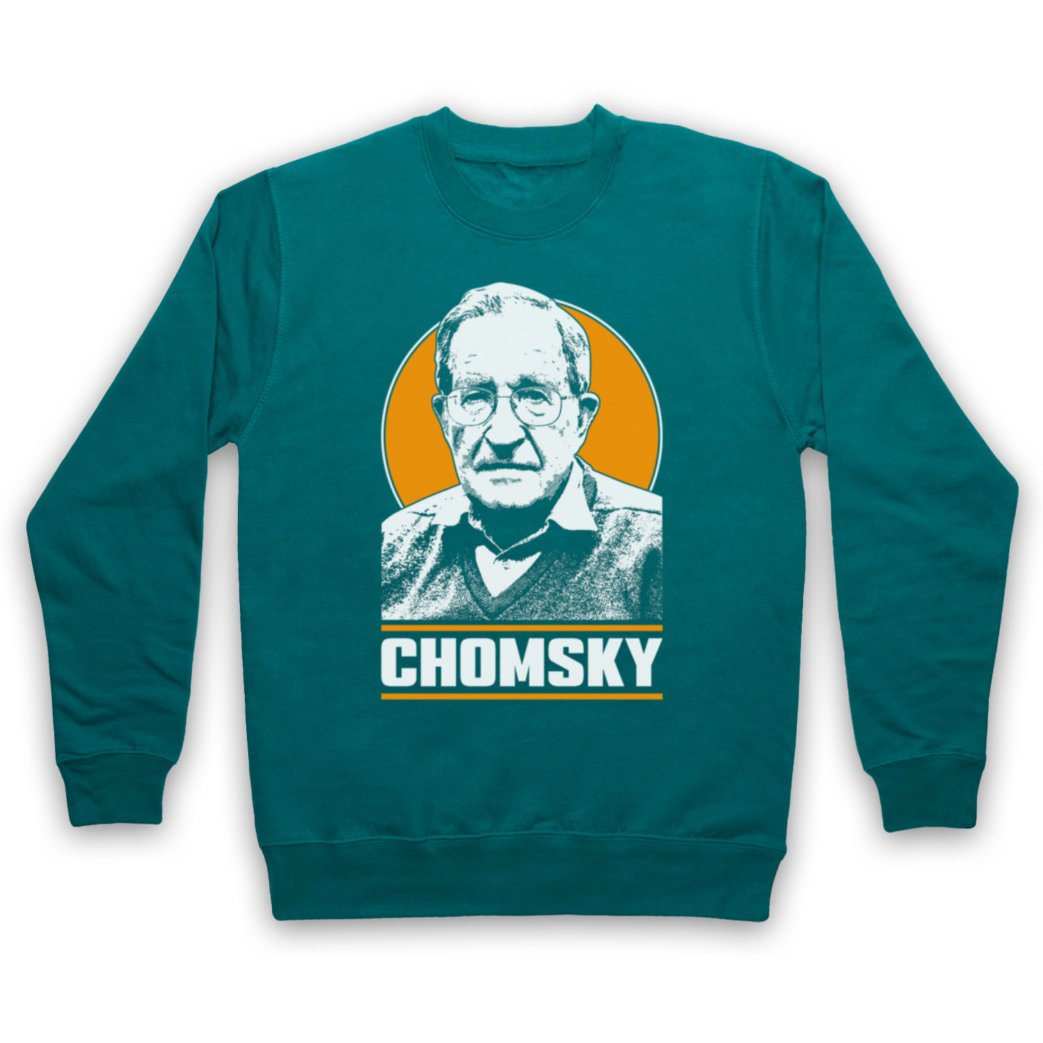 NOAM CHOMSKY FATHER MODERN LINGUISTICS CHOMSKY TRIBUTE ADULTS UNISEX SWEATSHIRT - Picture 9 of 11