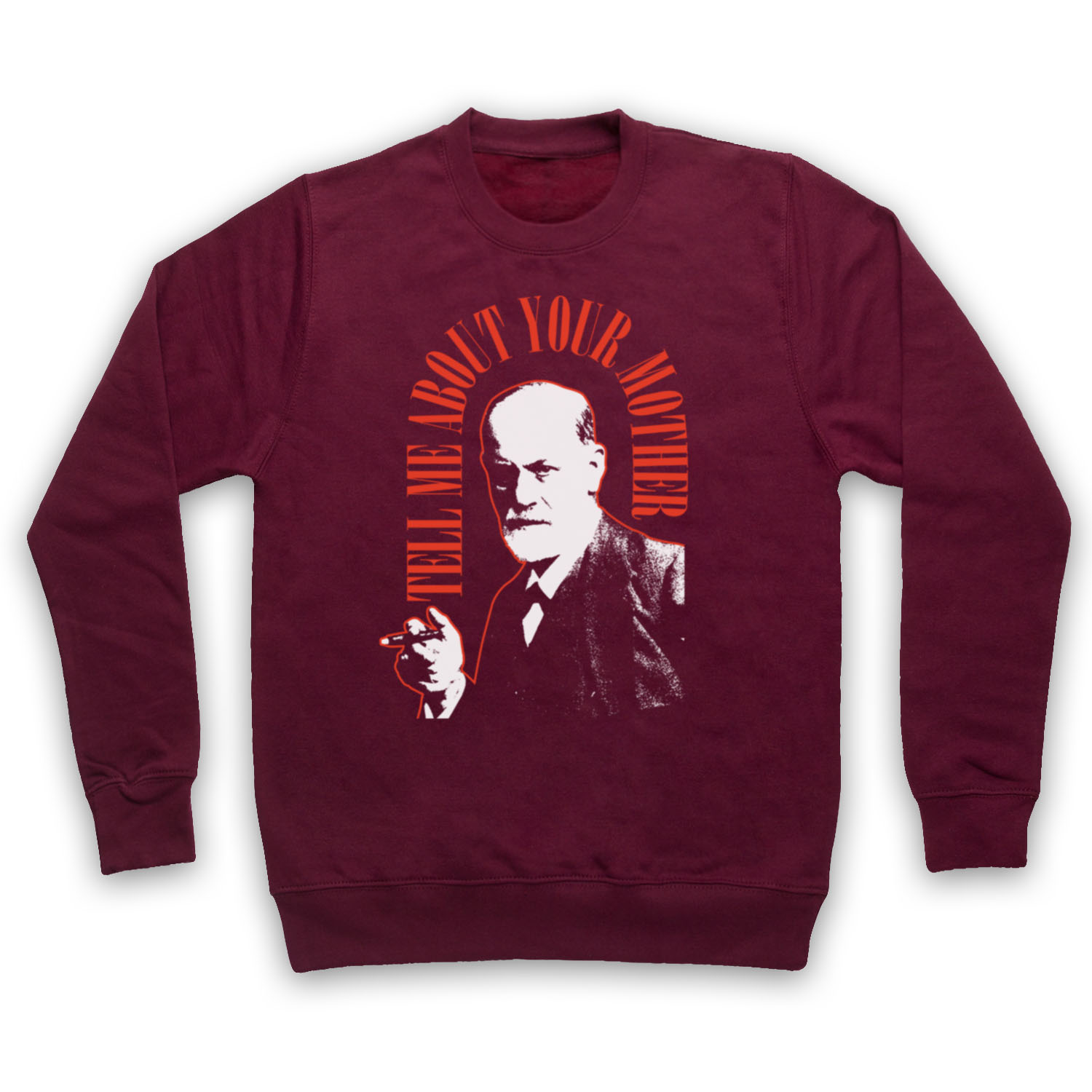 FREUD SIGMUND UNOFFICIAL TELL ME ABOUT YOUR MOTHER ADULTS UNISEX SWEATSHIRT - Picture 7 of 11