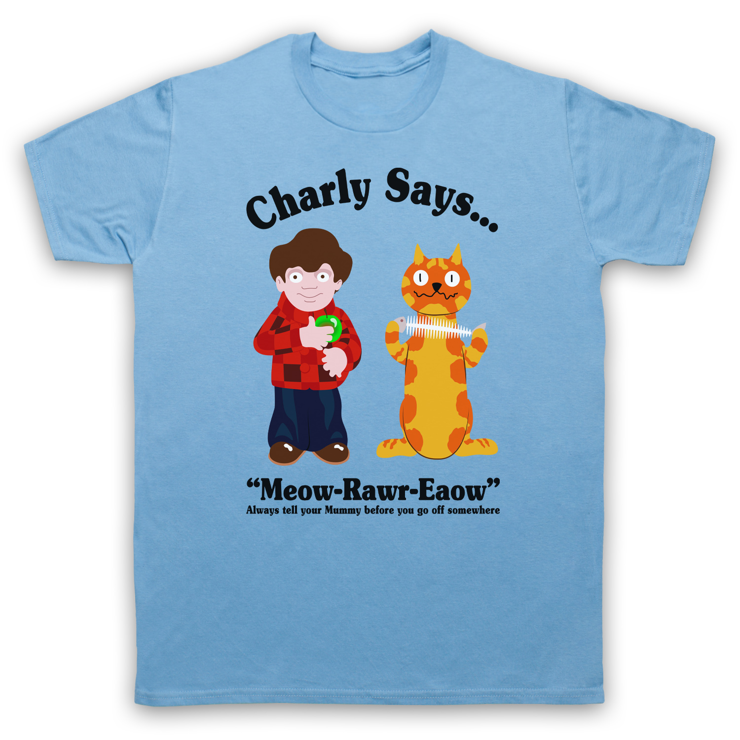 Charly 70s Retro Public Information Says Adults T-Shirt All Sizes Colours - Picture 13 of 26