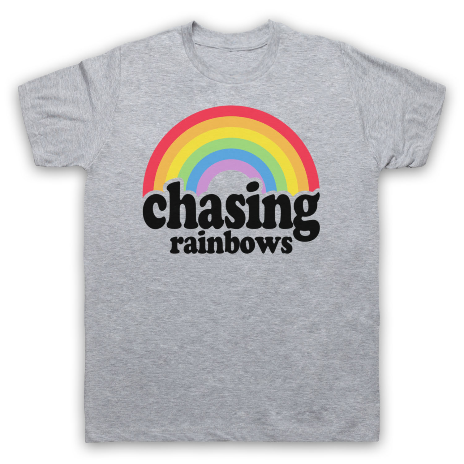 CHASING RAINBOWS UNOFFICIAL BRITPOP LEGENDS SLOGAN MENS & WOMENS T-SHIRT - Picture 7 of 23