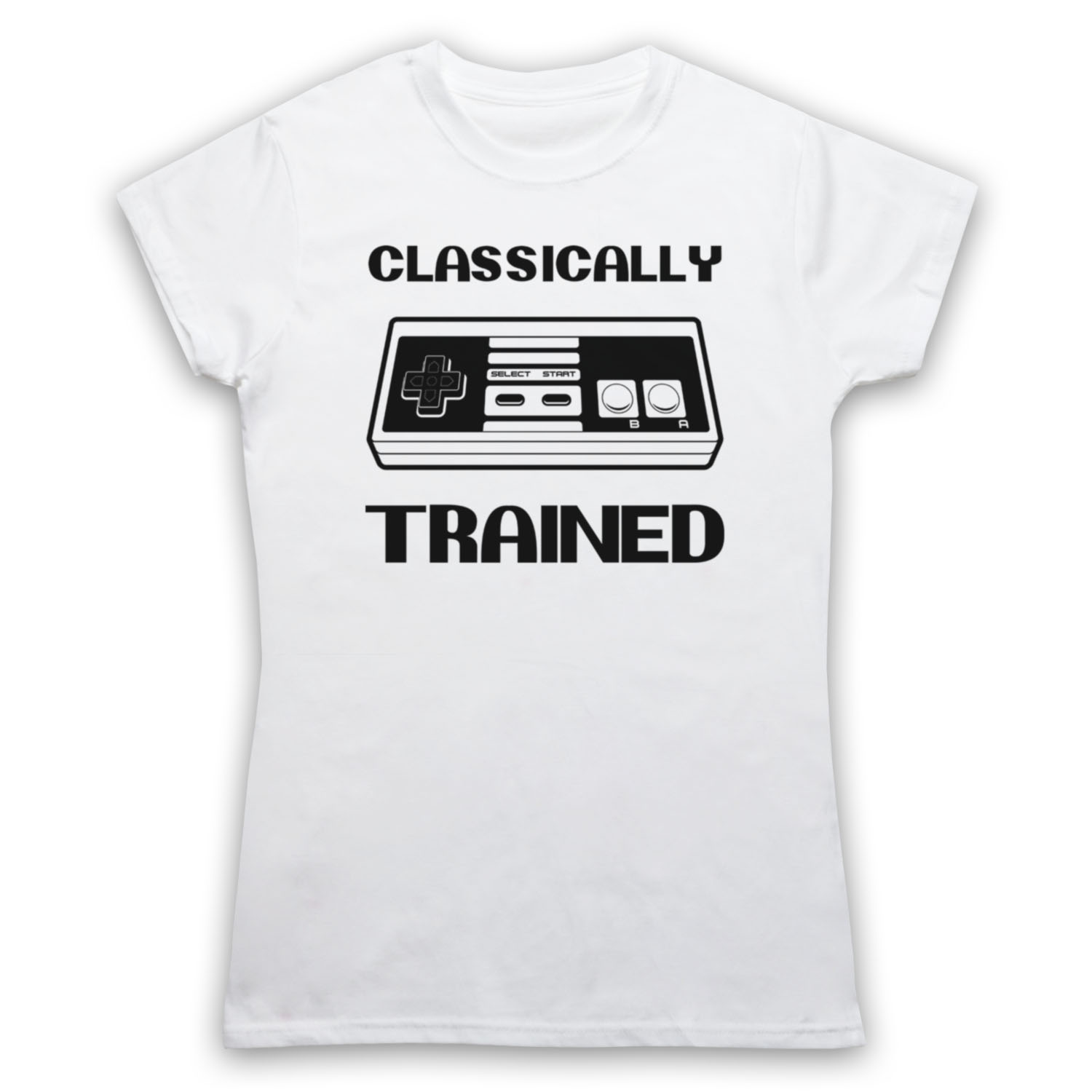 CLASSICALLY TRAINED UNOFFICIAL VIDEO GAME NES RETRO MENS & WOMENS T-SHIRT - Picture 15 of 23