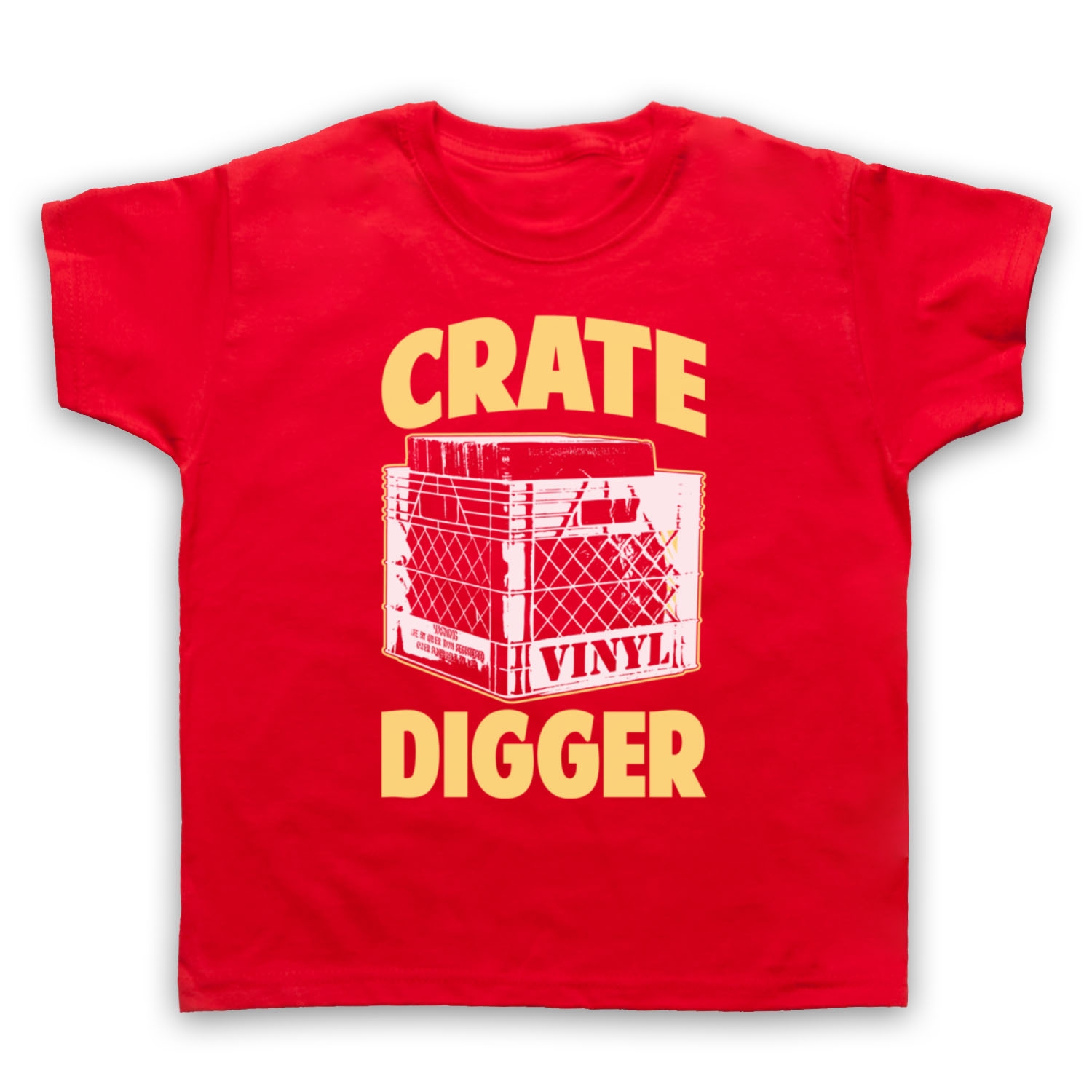 CRATE DIGGER VINYL RECORD STORE DAY COLLECTOR DJ RETRO KIDS CHILDS T-SHIRT - Picture 6 of 11