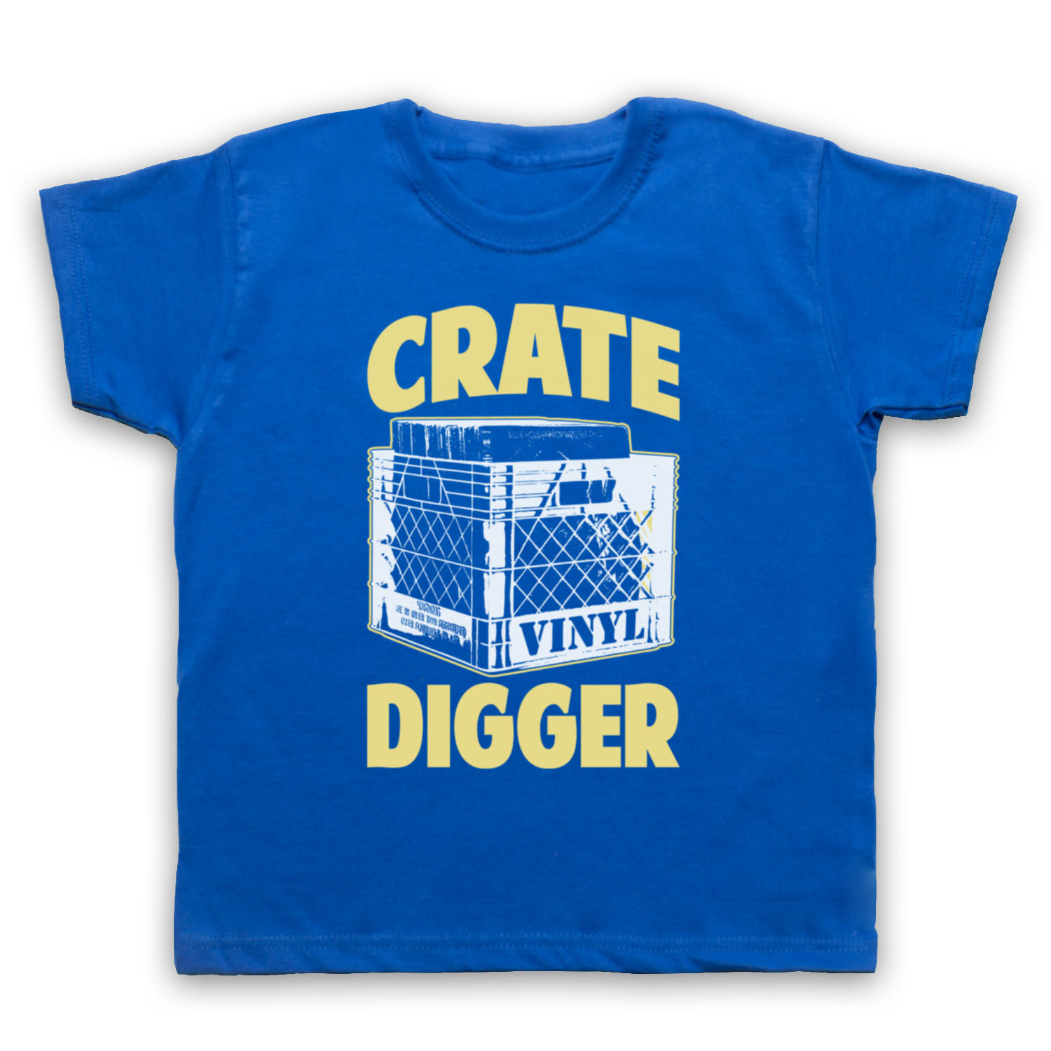 CRATE DIGGER VINYL RECORD STORE DAY COLLECTOR DJ RETRO KIDS CHILDS T-SHIRT - Picture 5 of 11