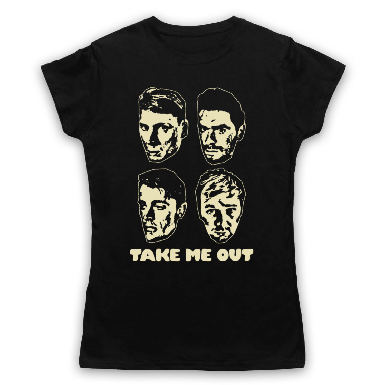 TAKE ME OUT UNOFFICIAL ROCK BAND INDIE DISCO ANTHEM MENS & WOMENS T-SHIRT - Picture 14 of 23