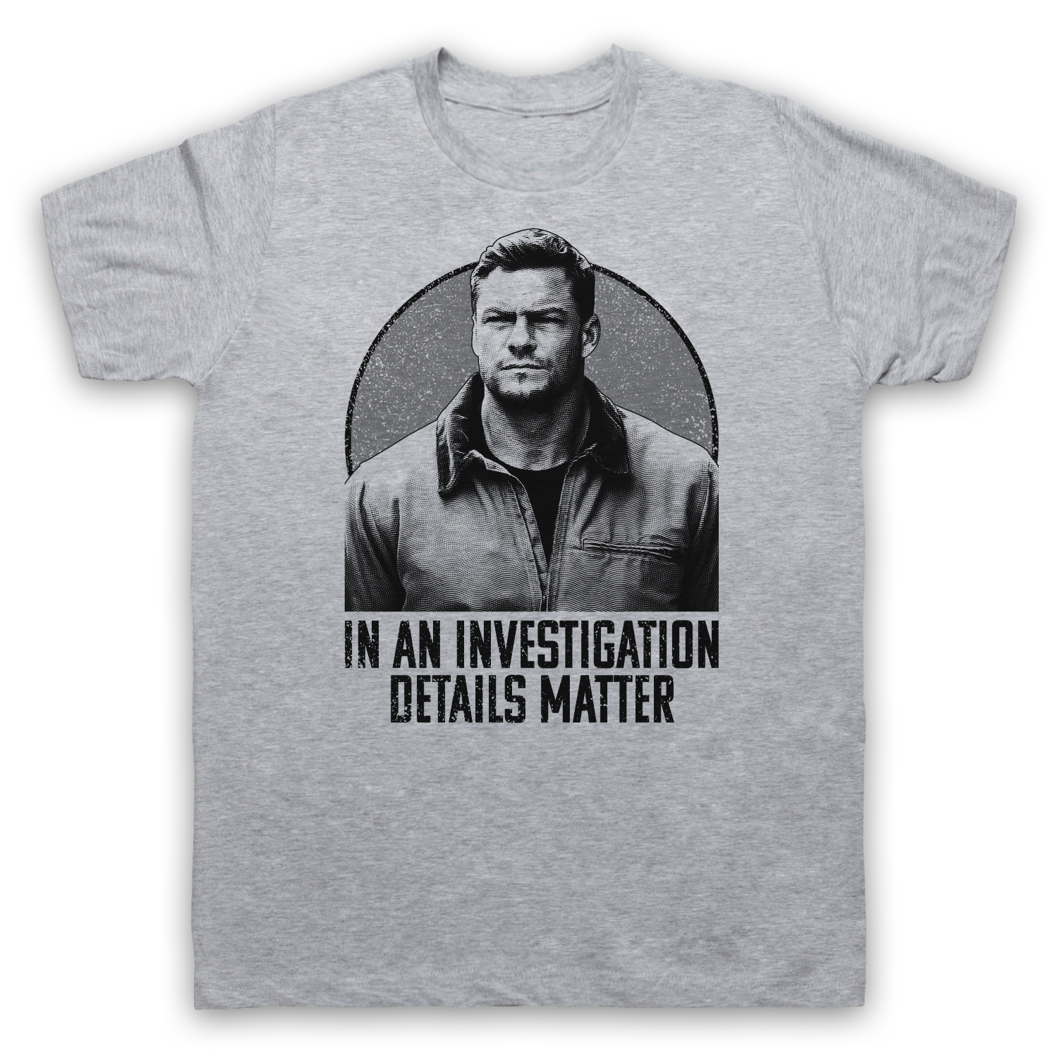 T-shirt adulte Reacher In An Investigation Details Matter Major Jack Army tendance 110th