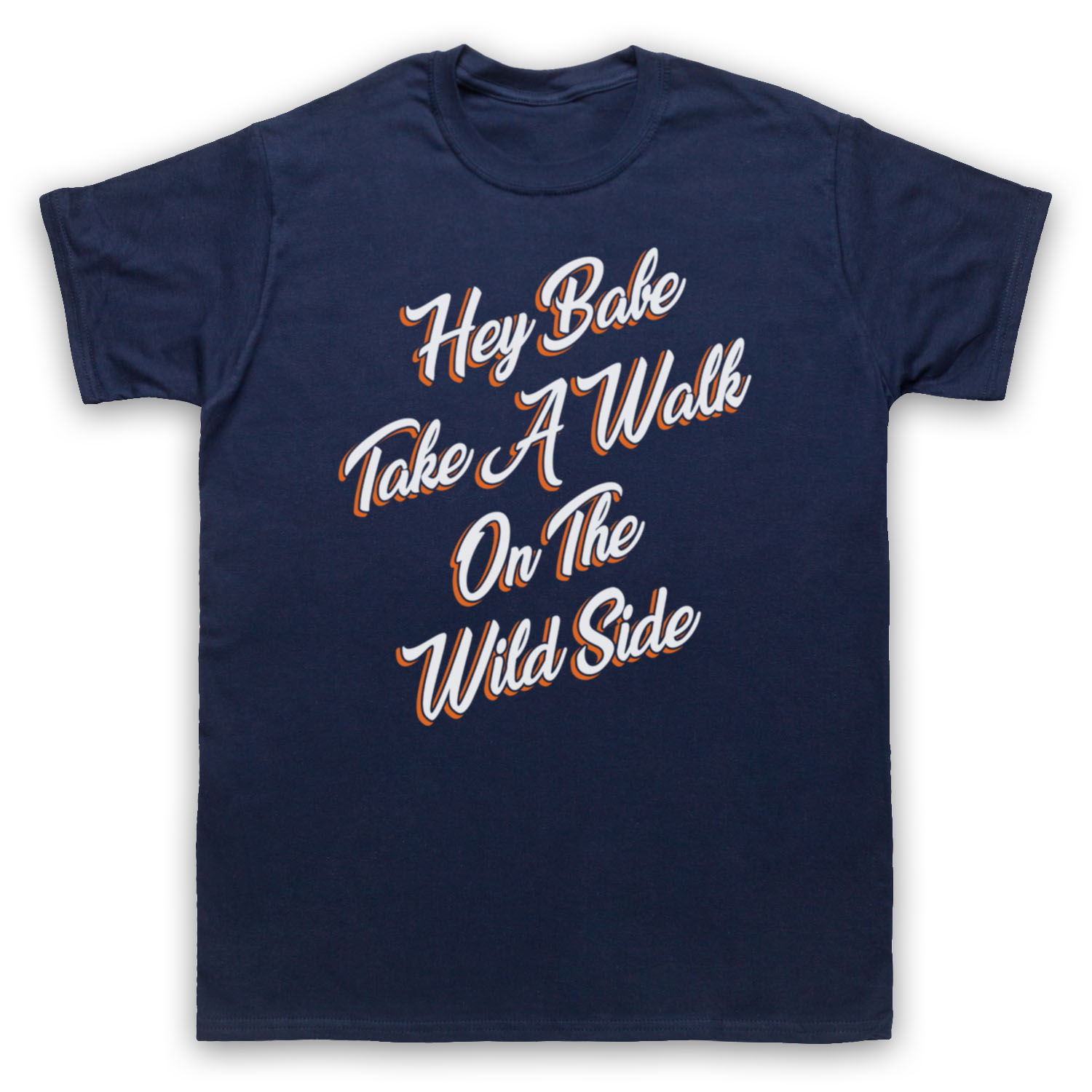LOU REED TAKE A WALK ON THE WILD SIDE HEY BABE VELVET MENS & WOMENS T-SHIRT - Picture 4 of 23