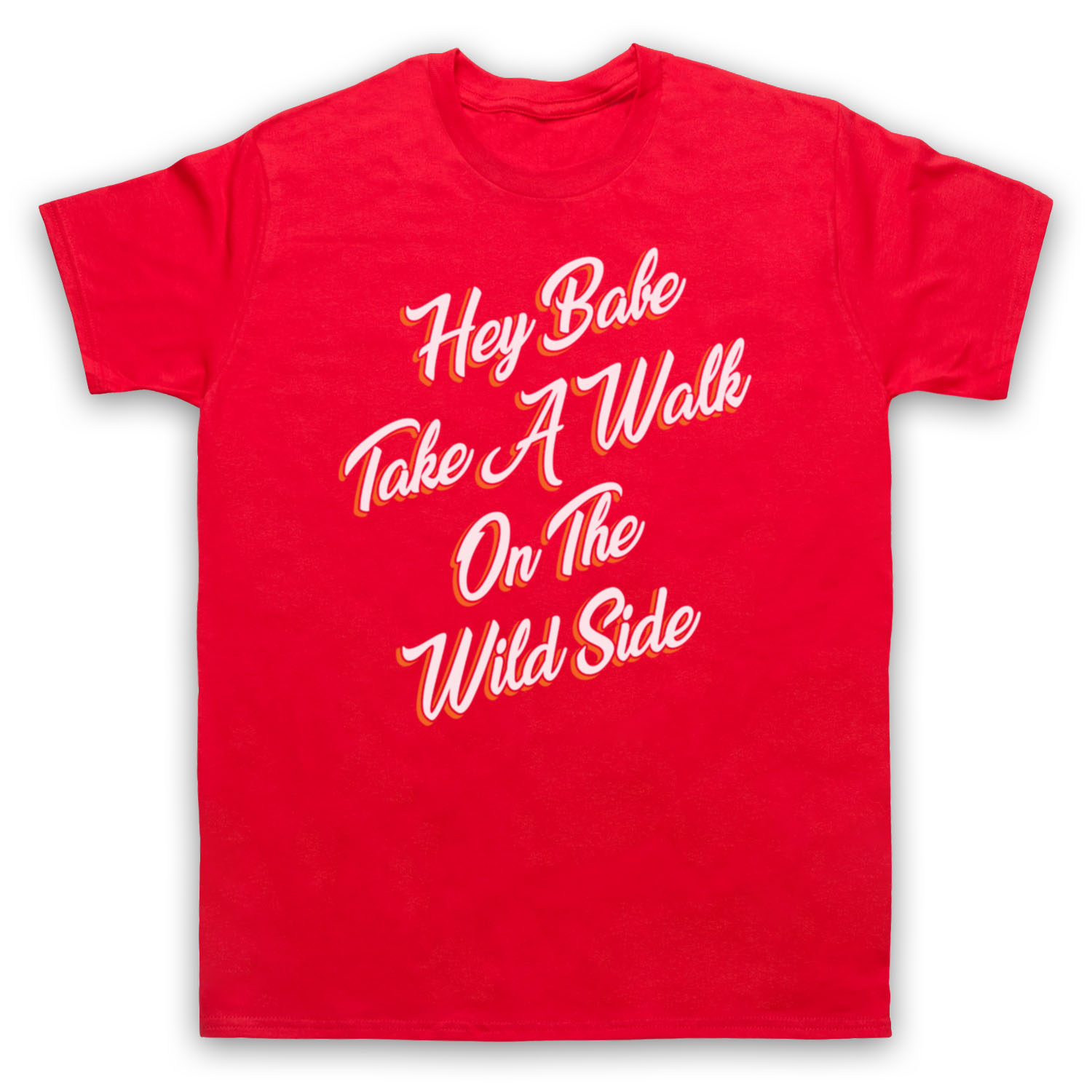 LOU REED TAKE A WALK ON THE WILD SIDE HEY BABE VELVET MENS & WOMENS T-SHIRT - Picture 6 of 23