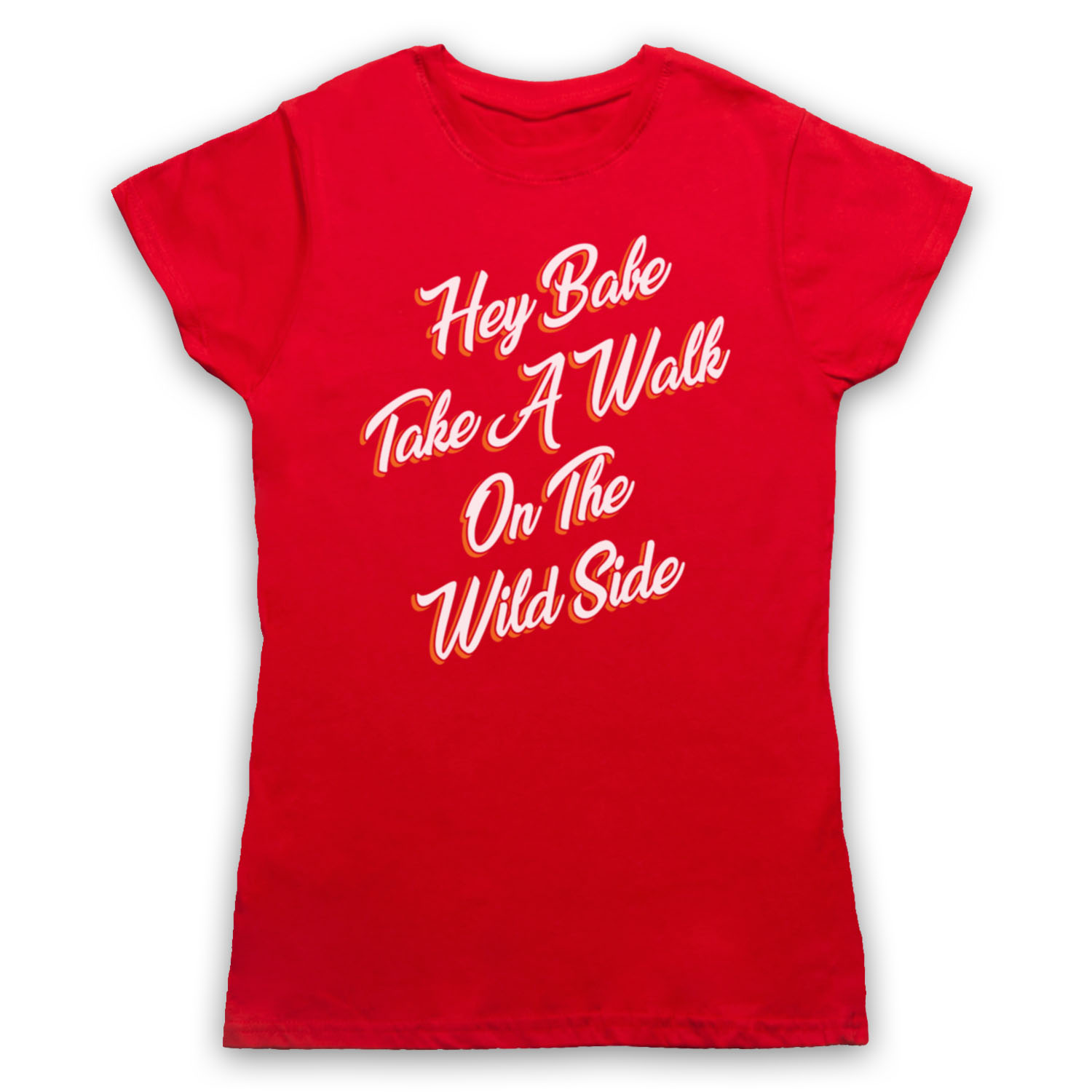 LOU REED TAKE A WALK ON THE WILD SIDE HEY BABE VELVET MENS & WOMENS T-SHIRT - Picture 18 of 23