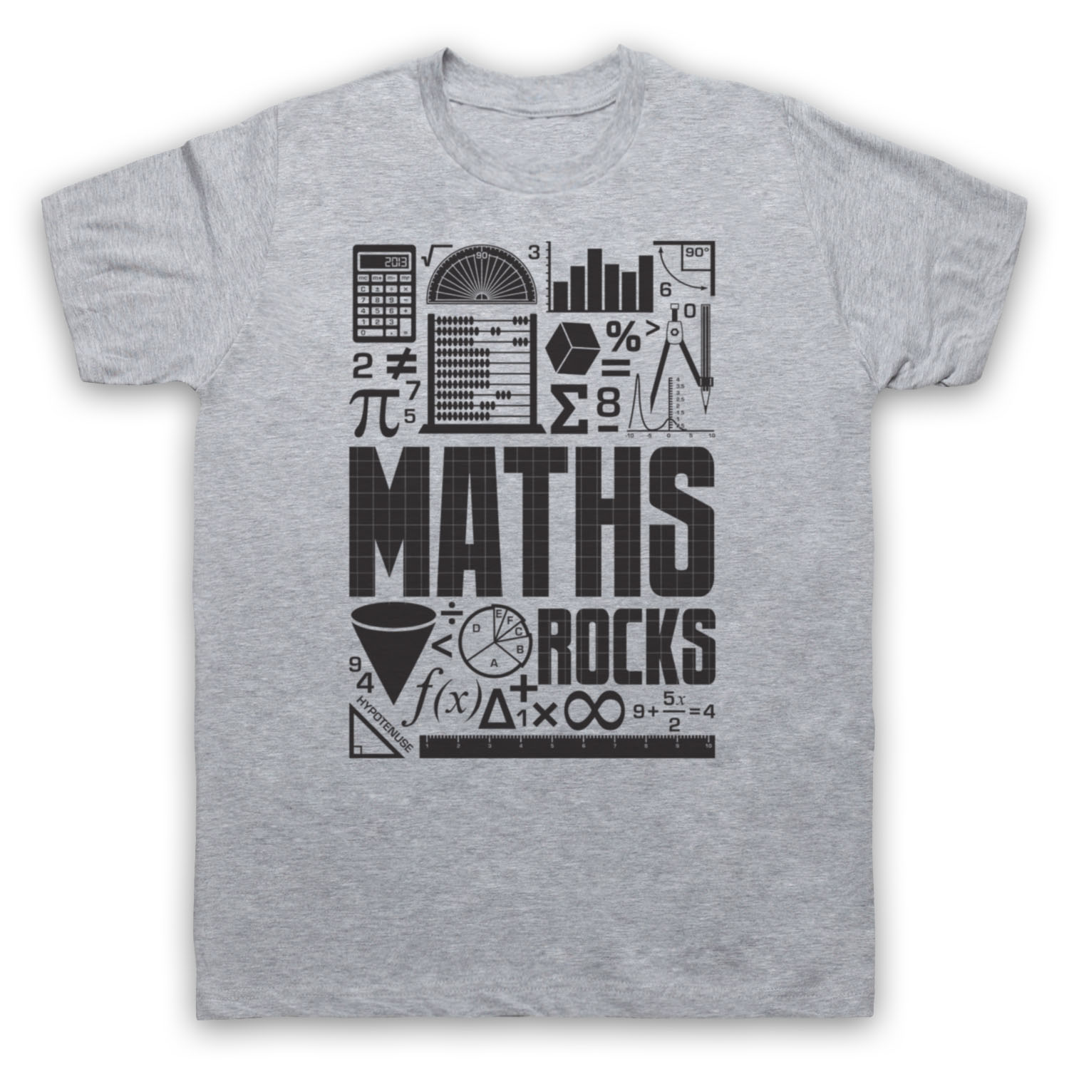 MATHS ROCKS MATH GEEK CHIC NERD MATHEMATICS MATHLETE MENS & WOMENS T-SHIRT - Picture 7 of 23